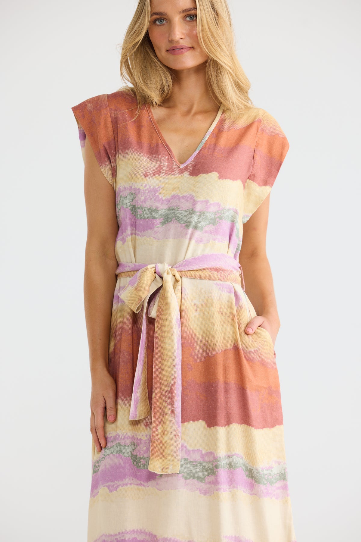 The Shanty Corp Sebou Dress - Sand Dunes