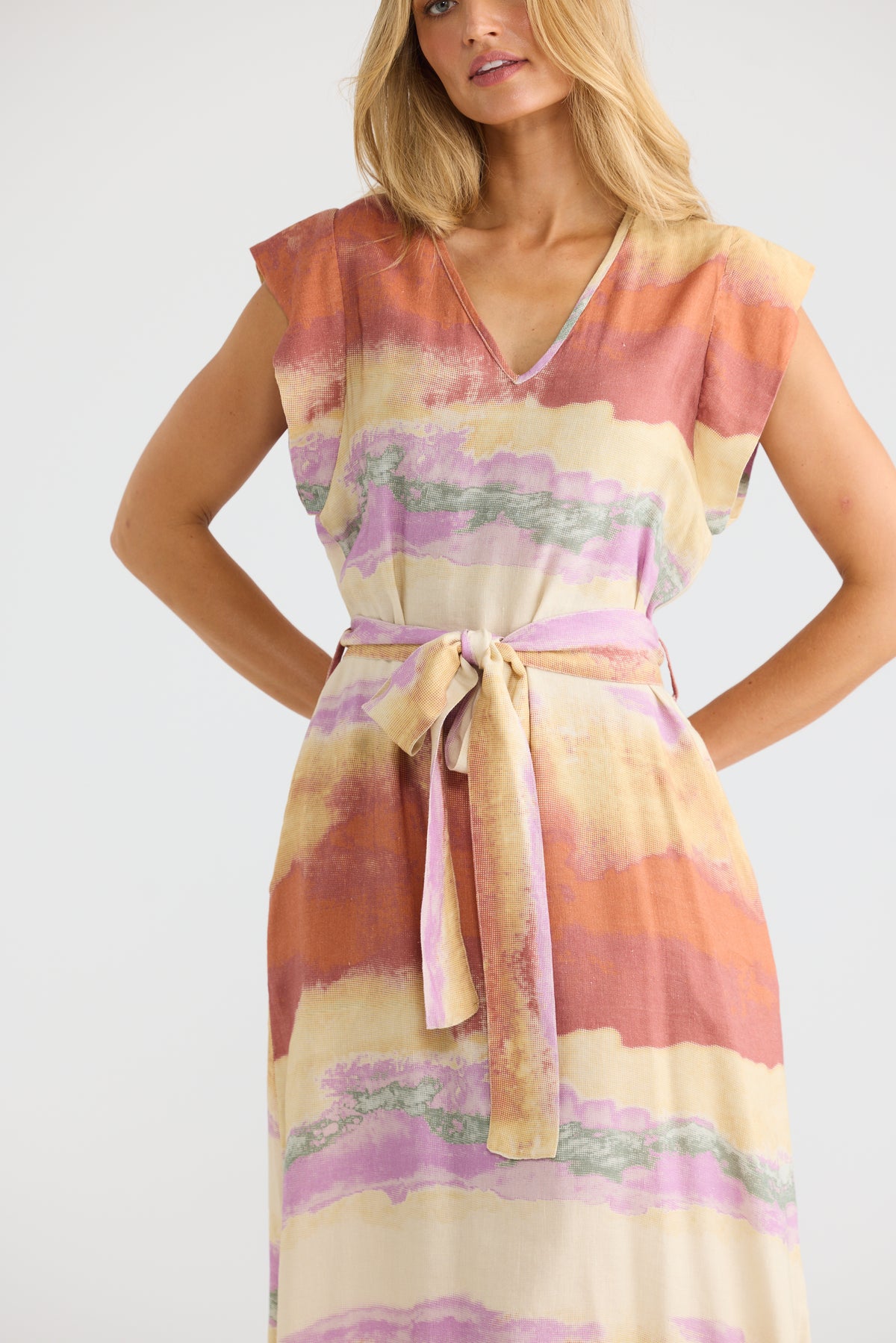 The Shanty Corp Sebou Dress - Sand Dunes
