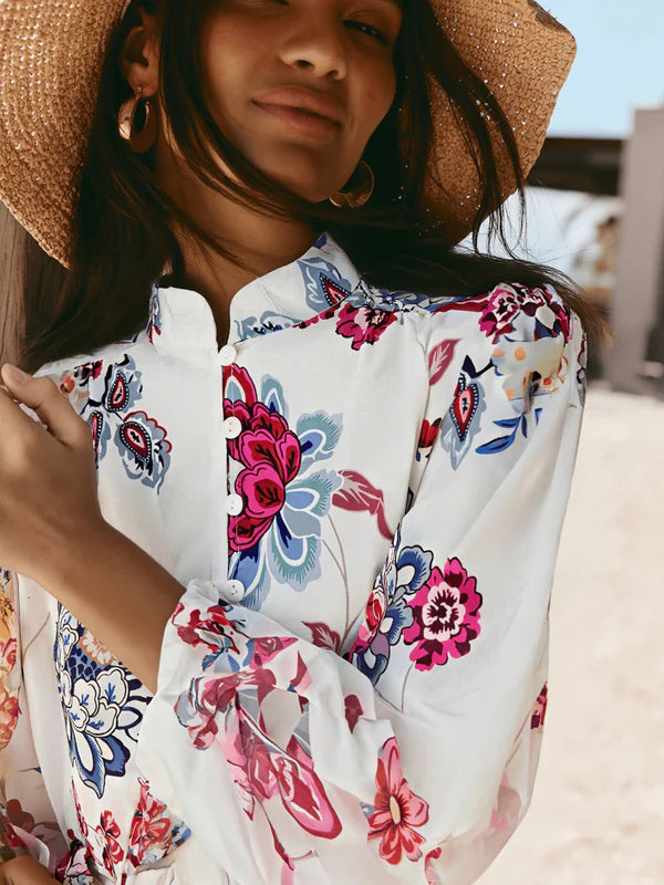Smaibulun Floral Printed Playsuit