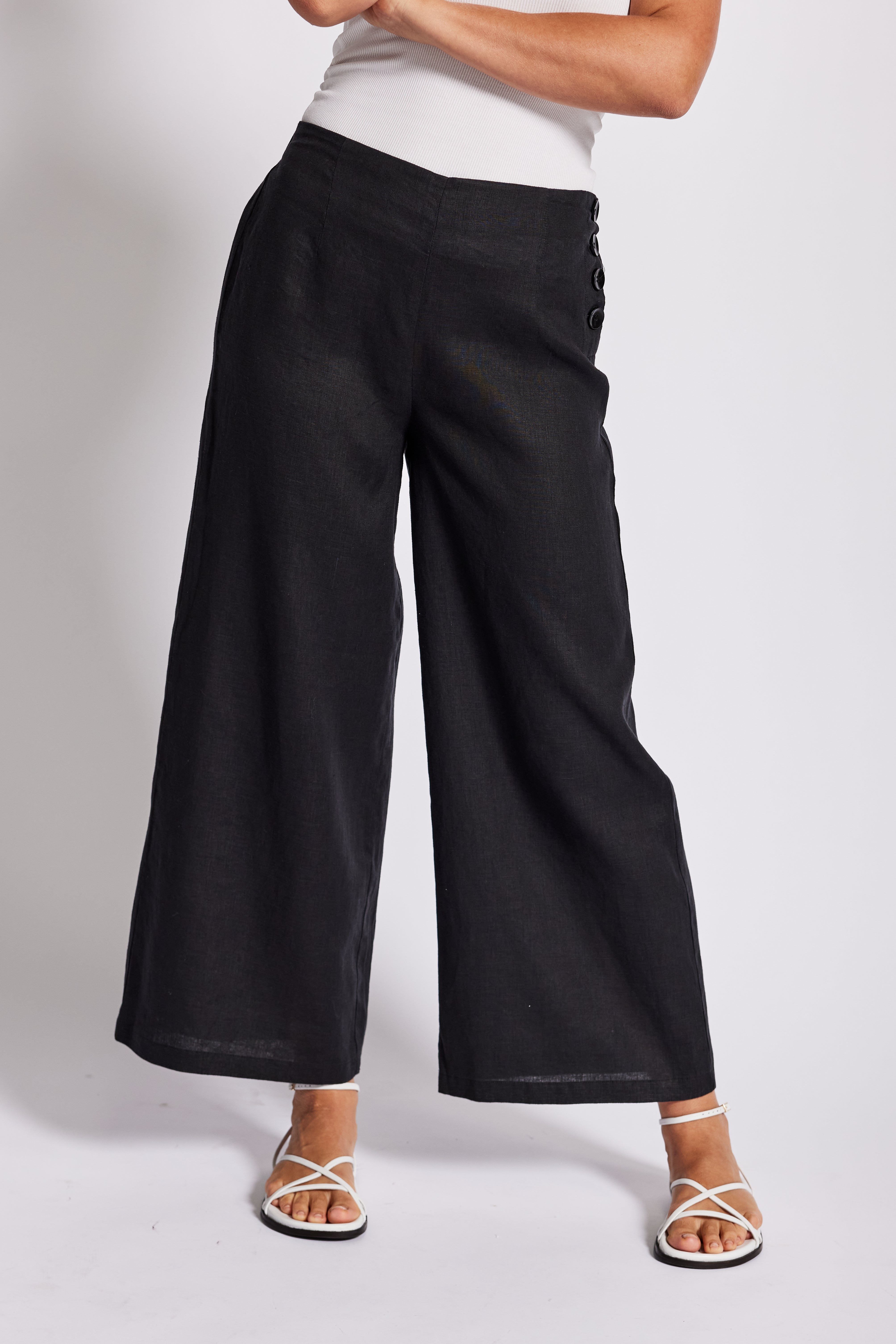 See Saw Palazzo Pant - Navy