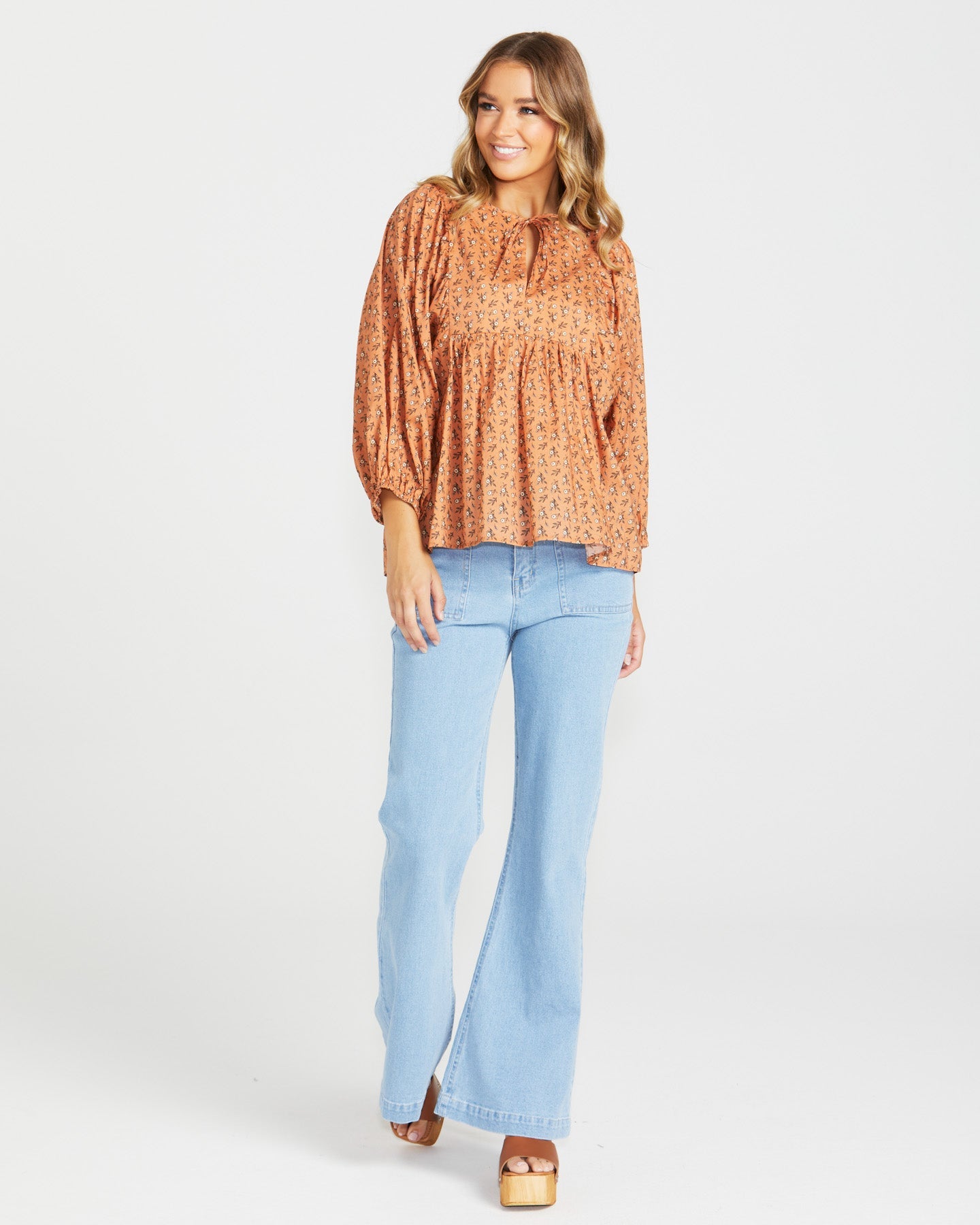 Sass Shannon Boho Top - Ditsy