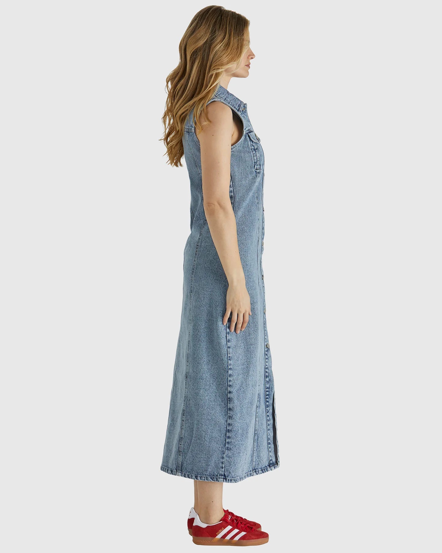 Sass Jordon Dress - Acid Wash