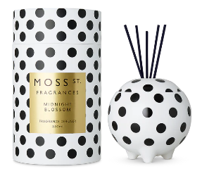 Moss St Midnight Blossom Ceramic Large Diffuser 350ml