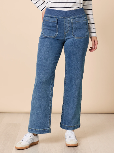 Threadz Carpenter Stretch Leg Jean - Washed Denim