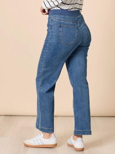 Threadz Carpenter Stretch Leg Jean - Washed Denim