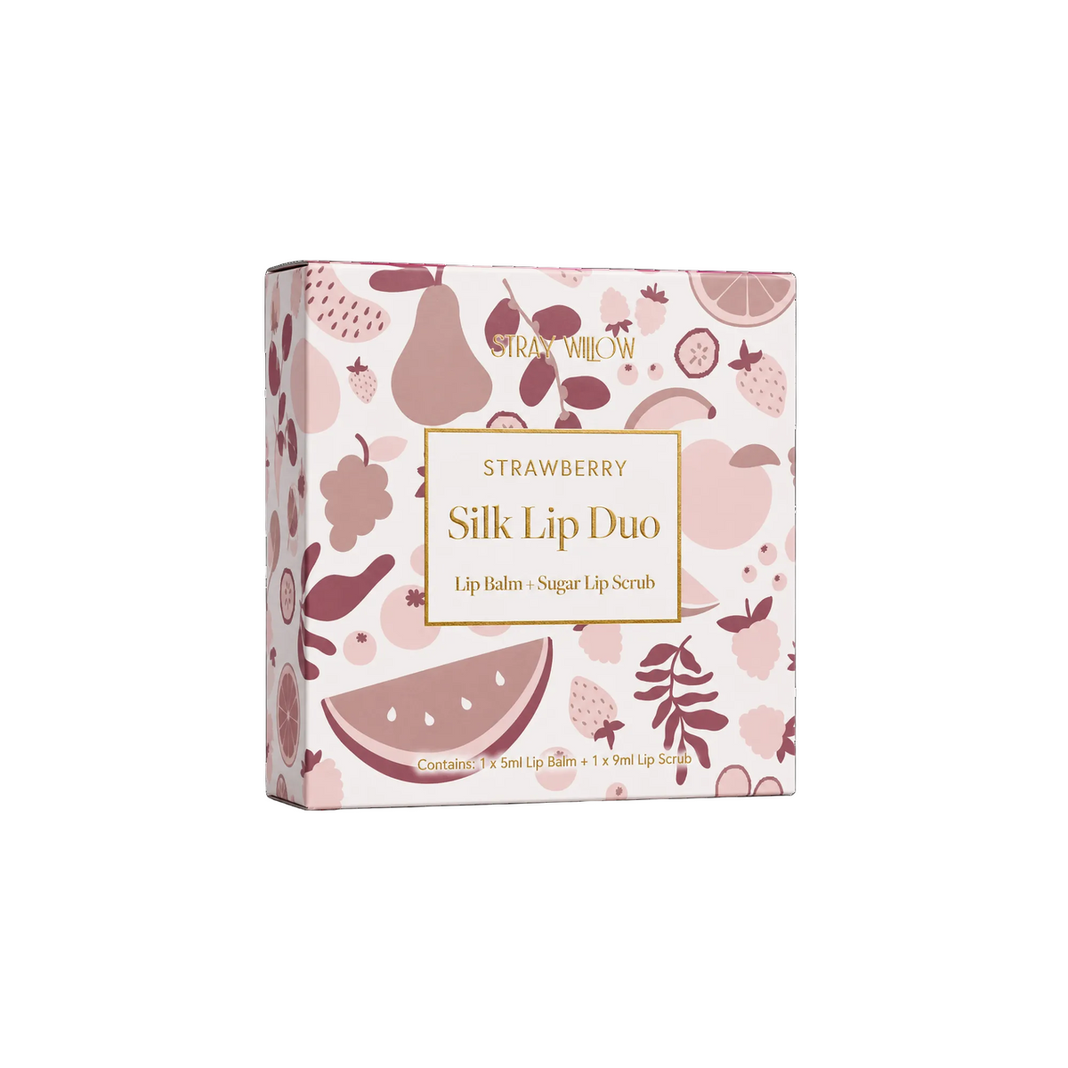 Stray Willow Silk Lip Duo - Strawberry