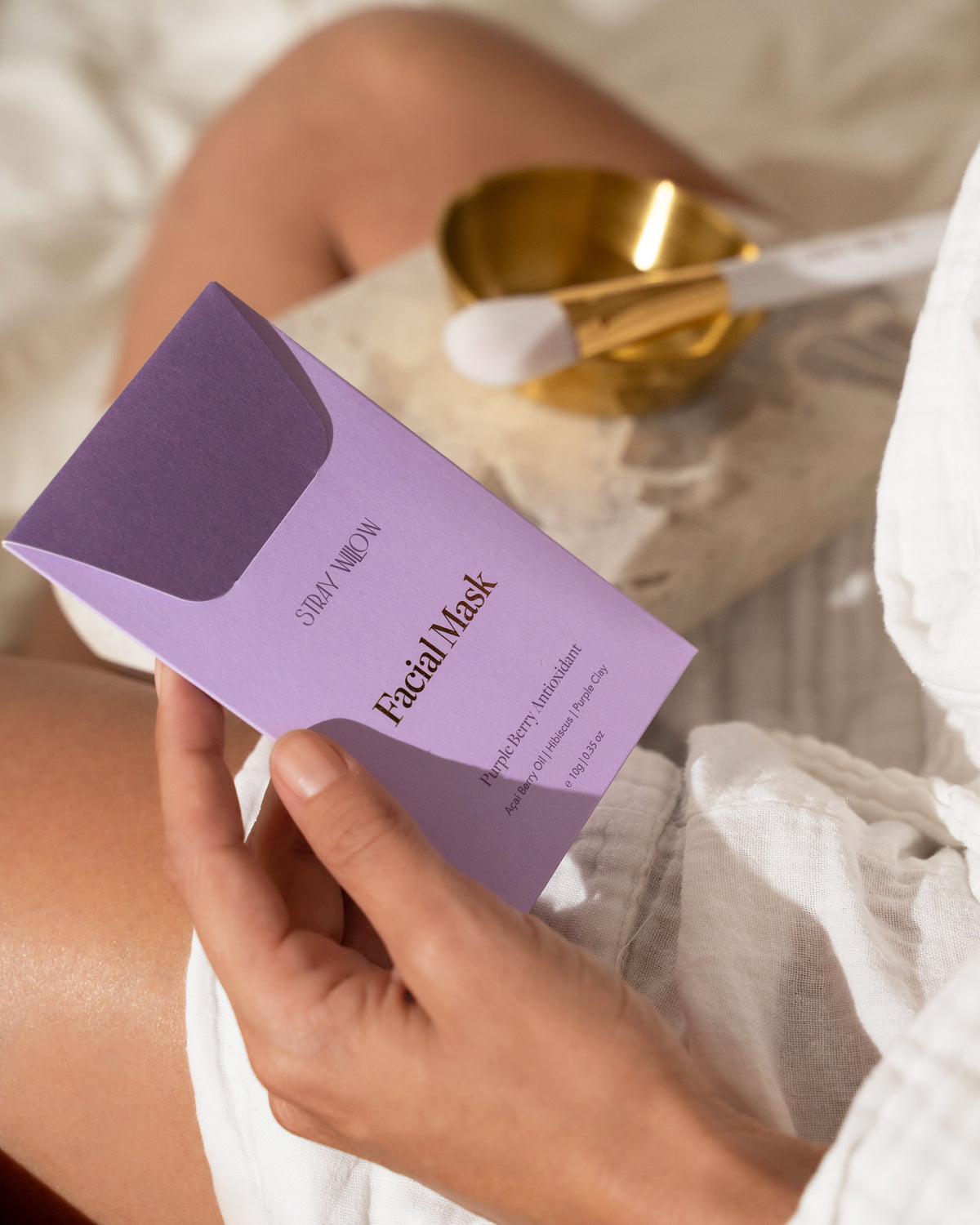 Stray Willow Facial Mask - Purple Berry