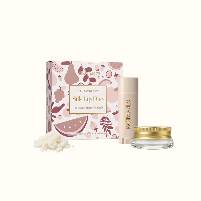Stray Willow Silk Lip Duo - Strawberry