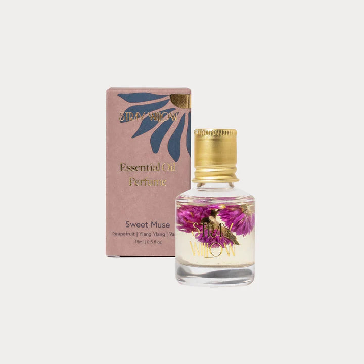 Stray Willow Essential Oil Perfume Roller - Sweet Muse
