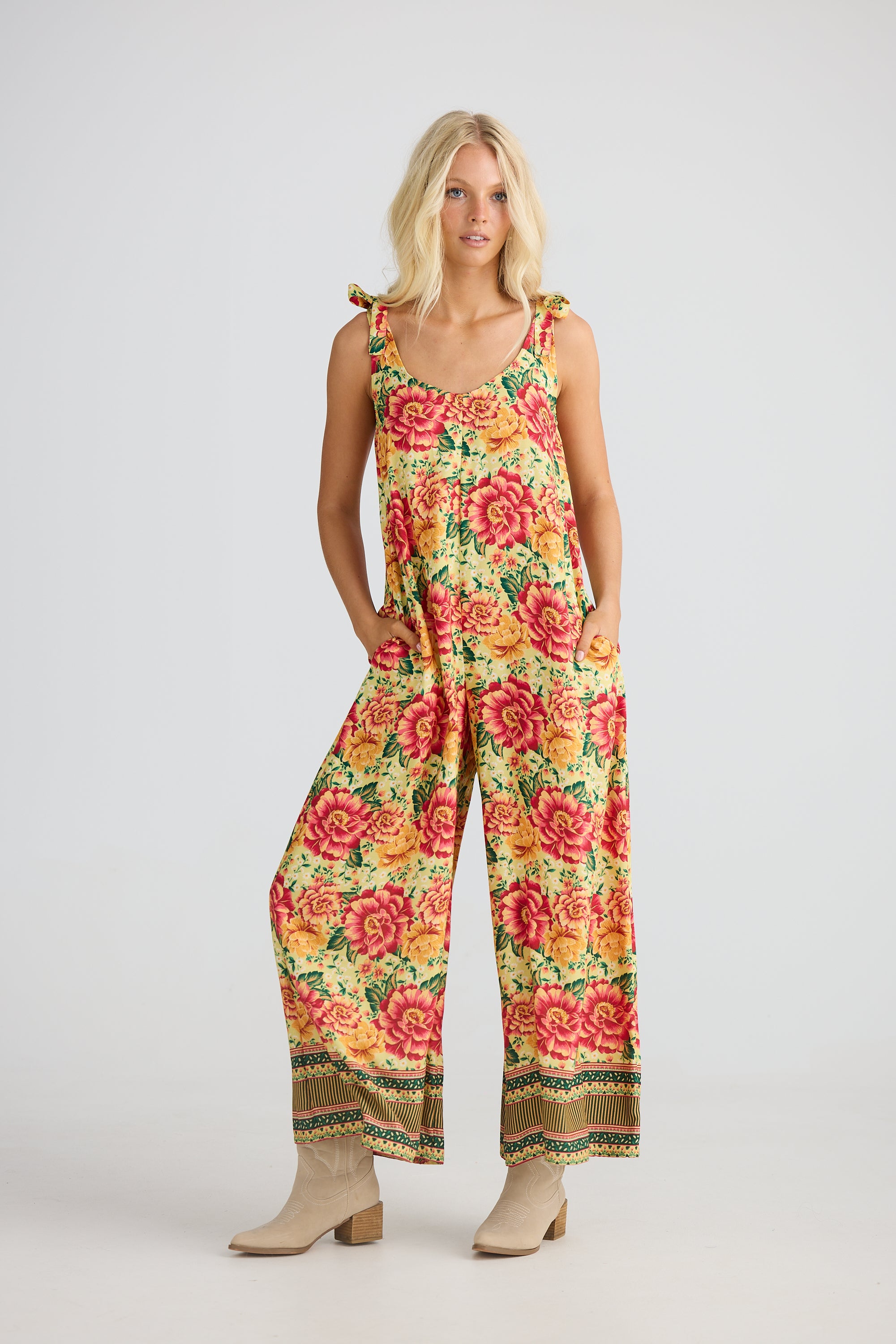 Talisman Temple Jumpsuit - Fiesta