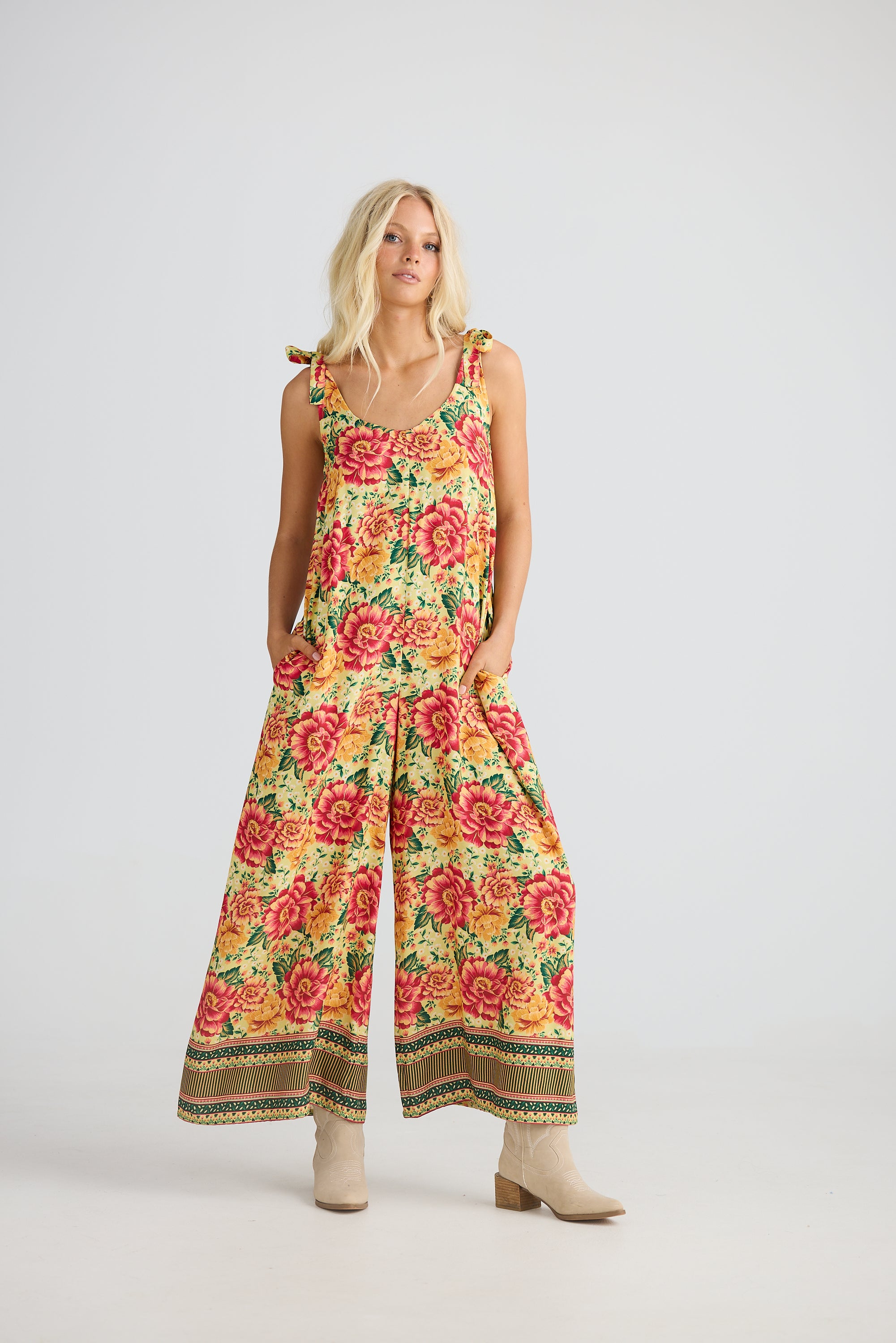 Talisman Temple Jumpsuit - Fiesta