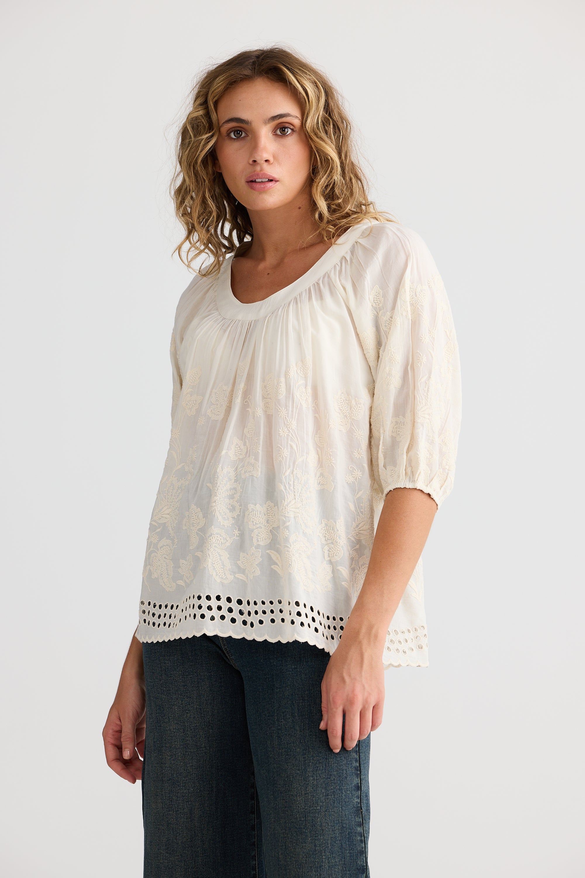 Talisman Goddess Top - Off White