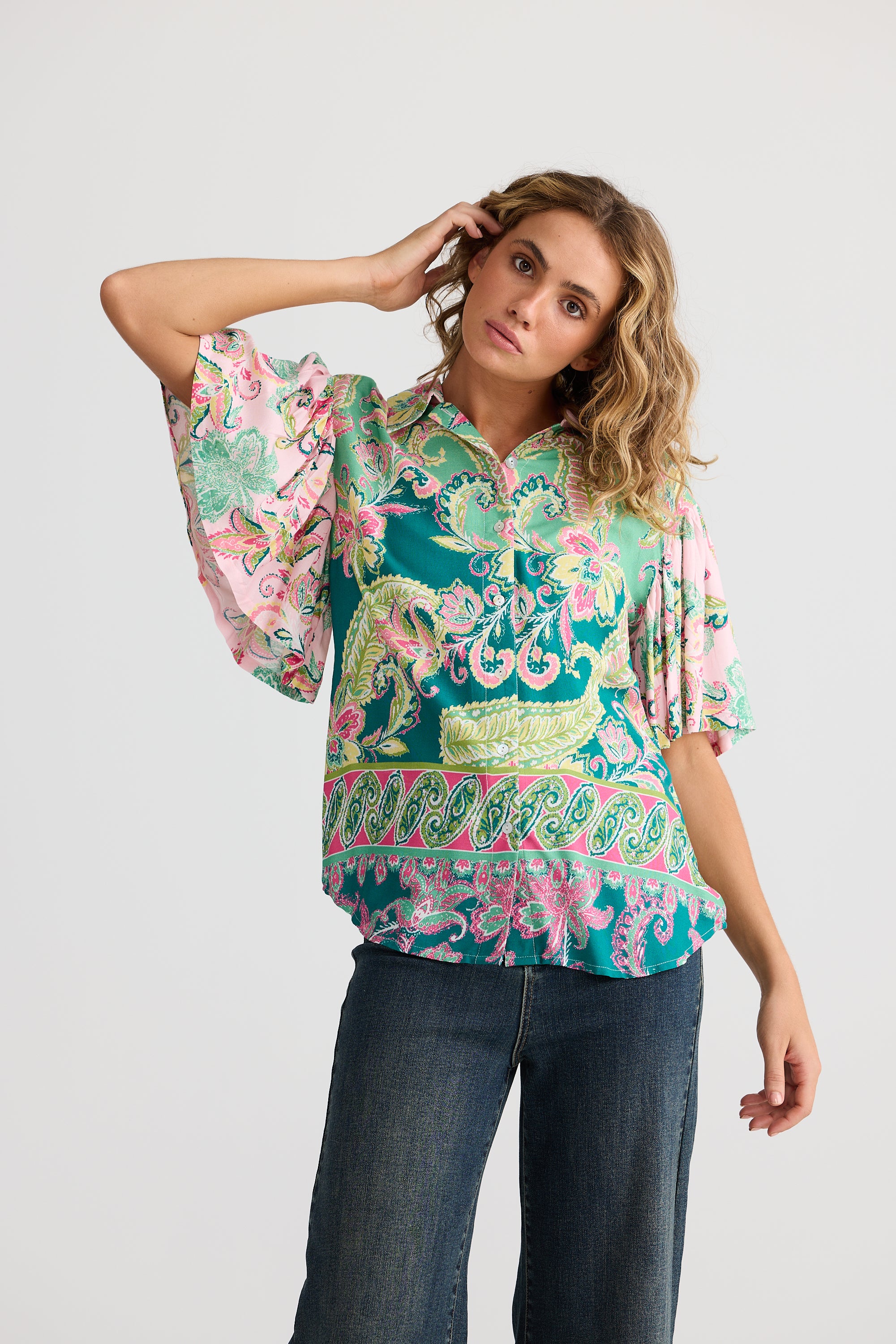 Talisman Rosa Shirt - Paisley Dream