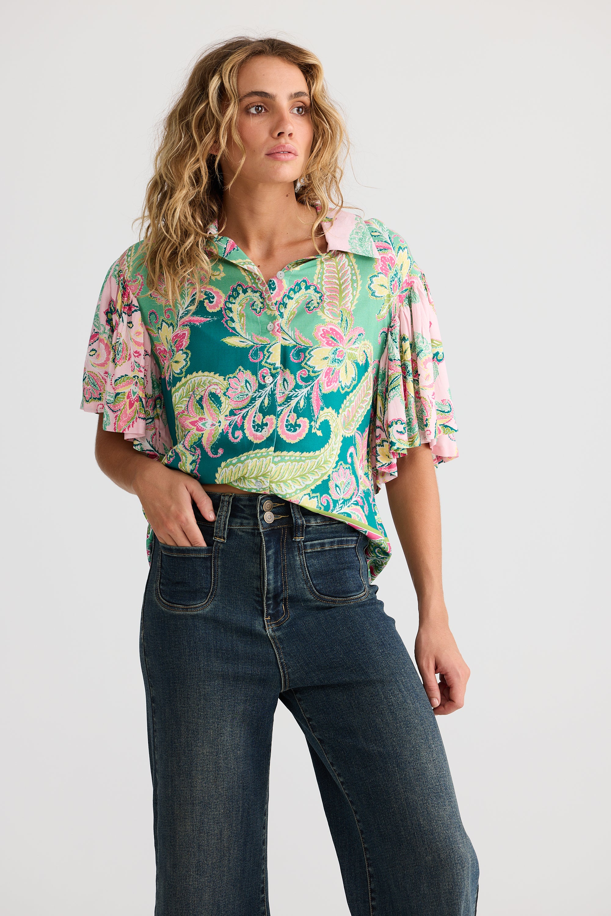 Talisman Rosa Shirt - Paisley Dream