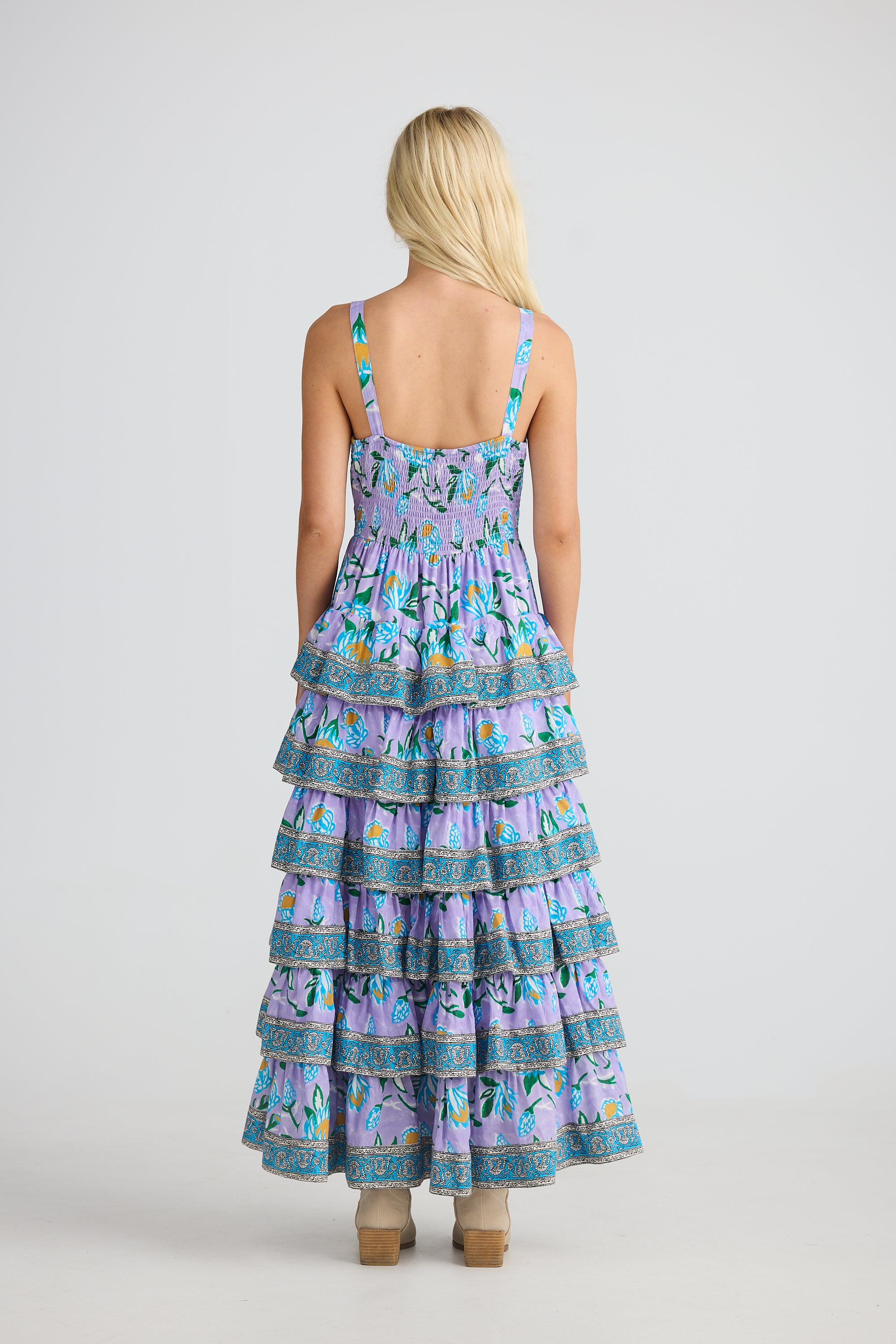 Talisman Lilac Lotus Silvana Maxi Dress