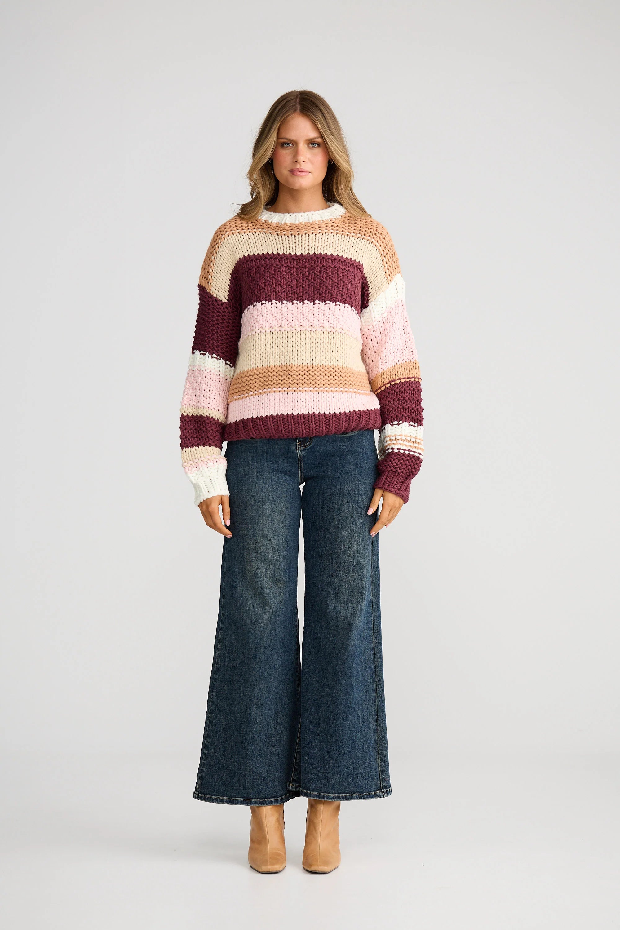 Talisman Hudson Knit - Berry Multi