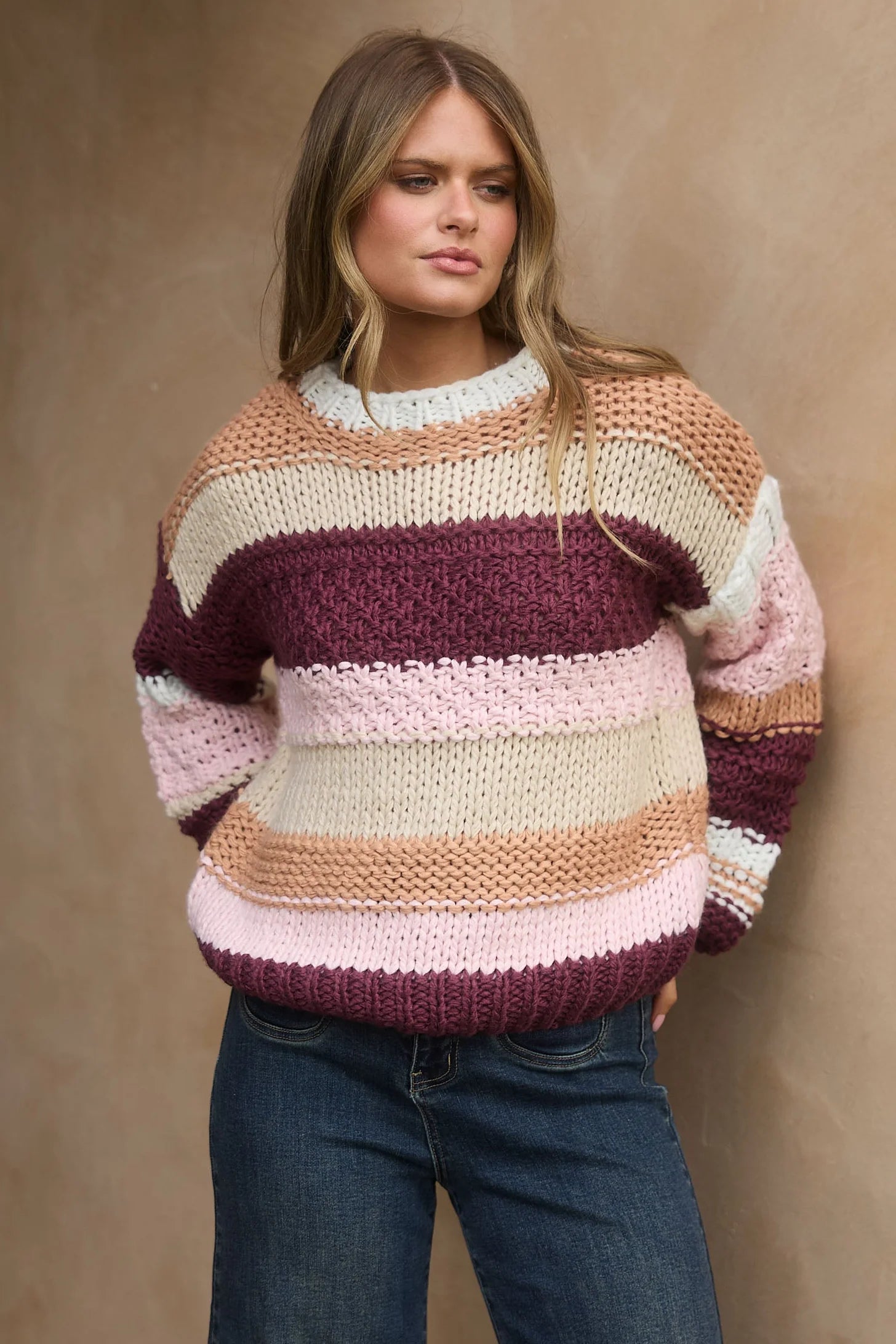 Talisman Hudson Knit - Berry Multi