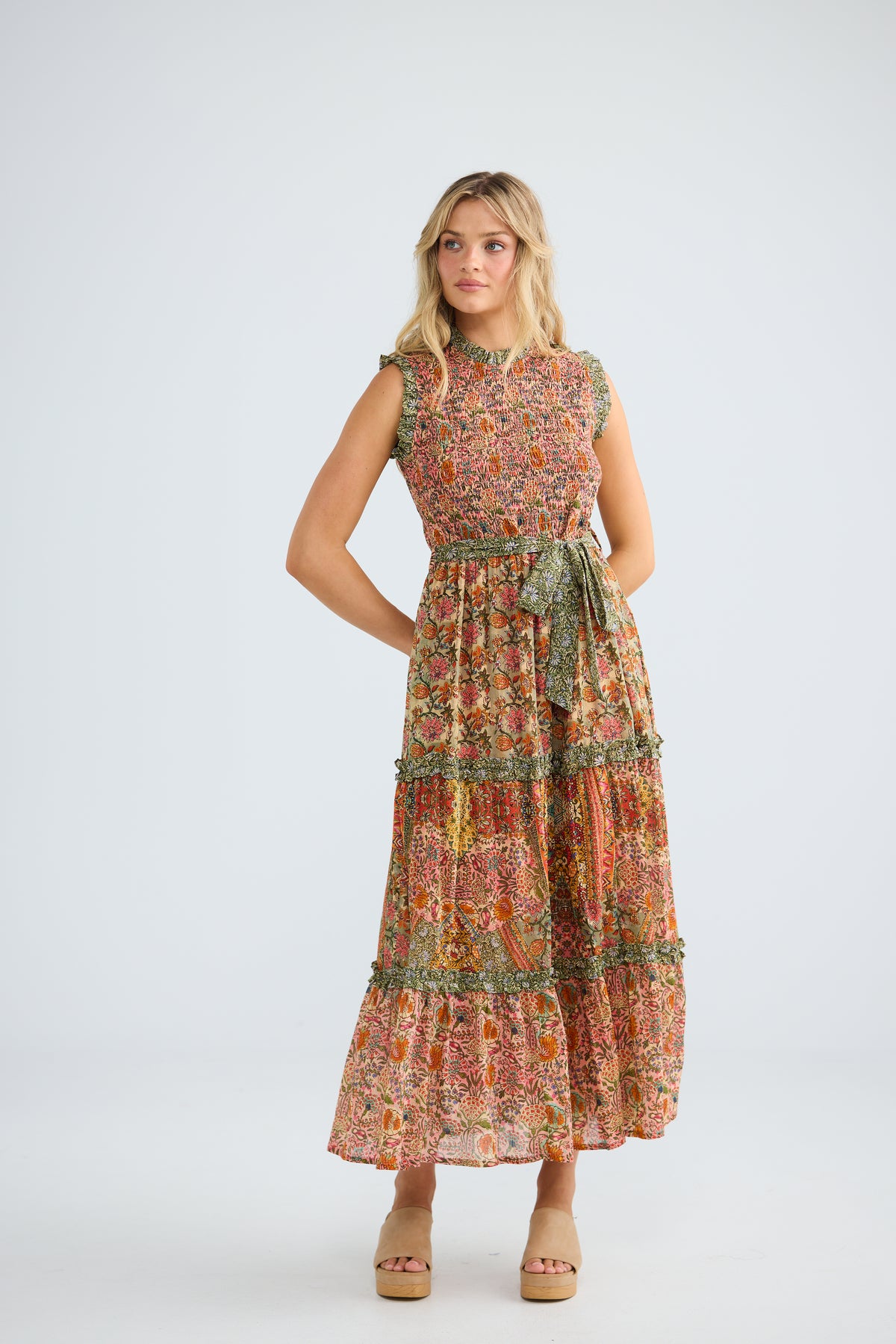 Talisman Juniper Dress - Meadow Weave