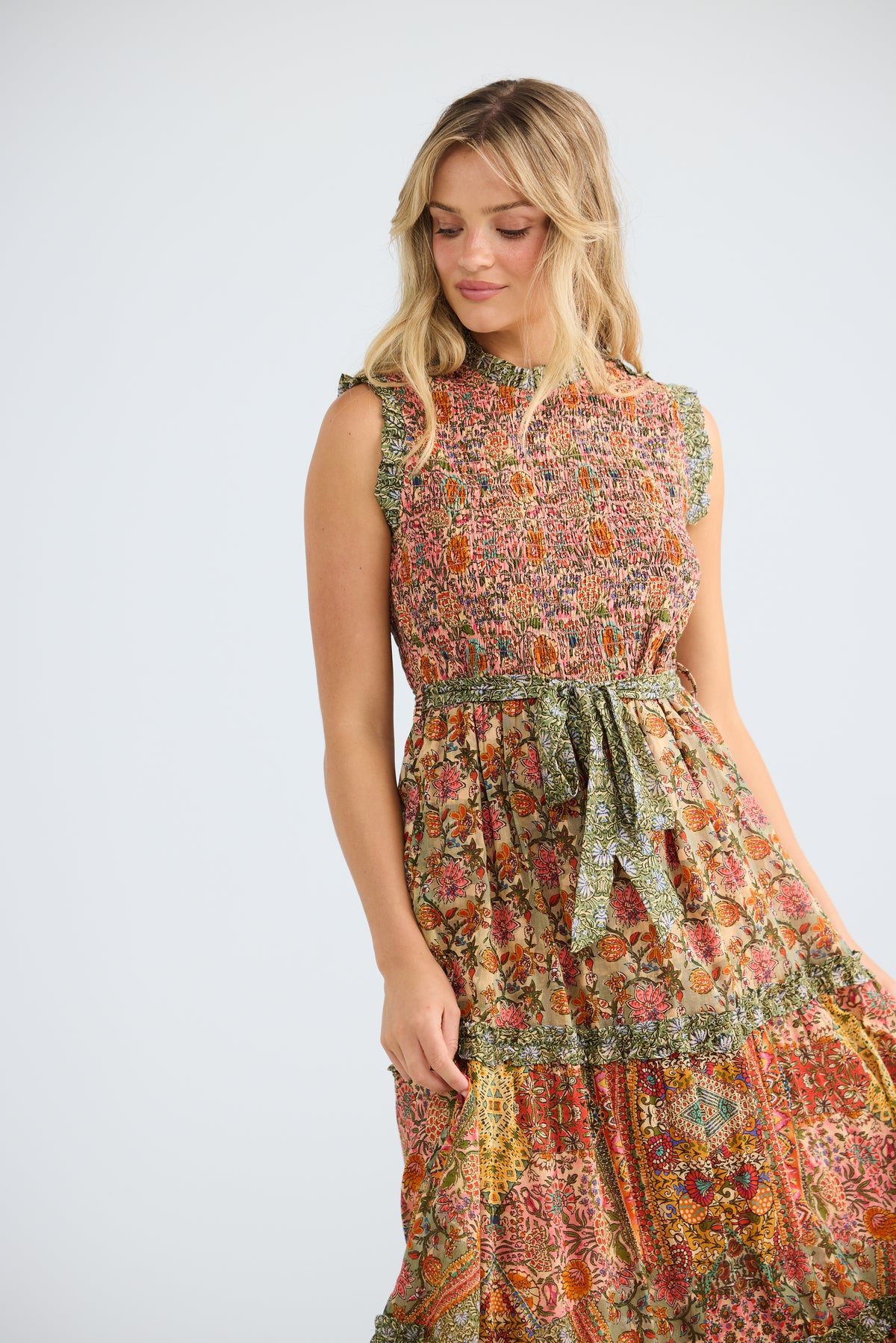 Talisman Juniper Dress - Meadow Weave