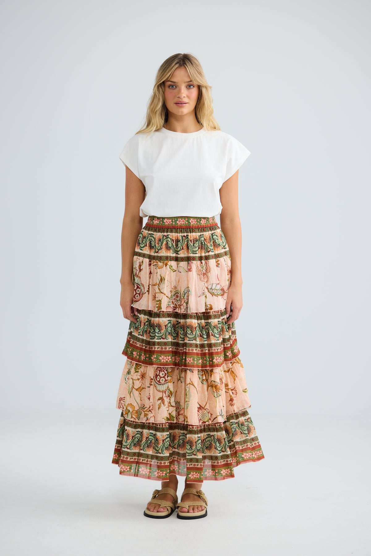 Talisman Ariel Maxi Skirt - Wildflower Oasis