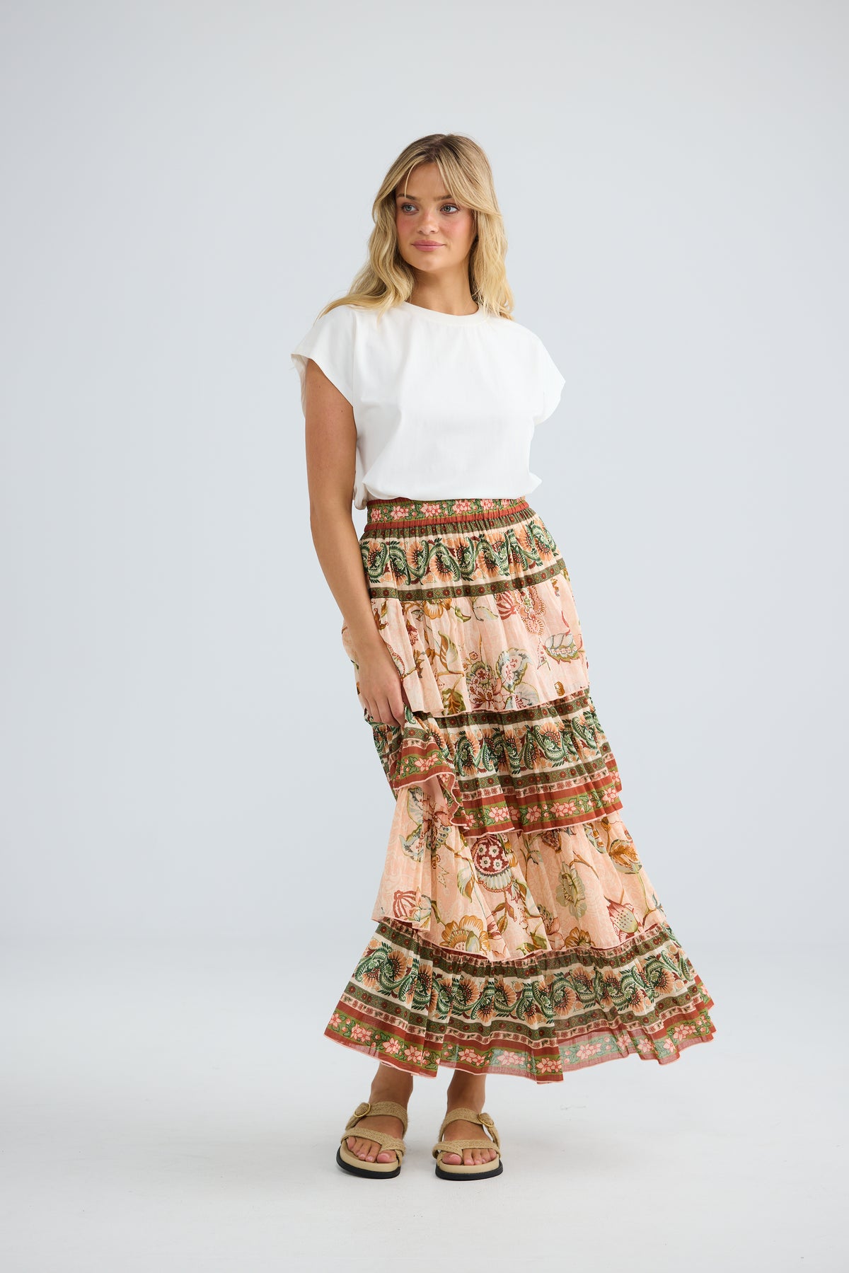 Talisman Ariel Maxi Skirt - Wildflower Oasis