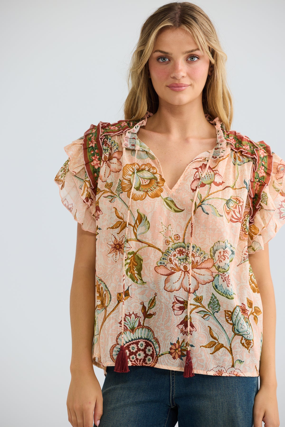 Talisman Sorrae Top - Wildflower Oasis
