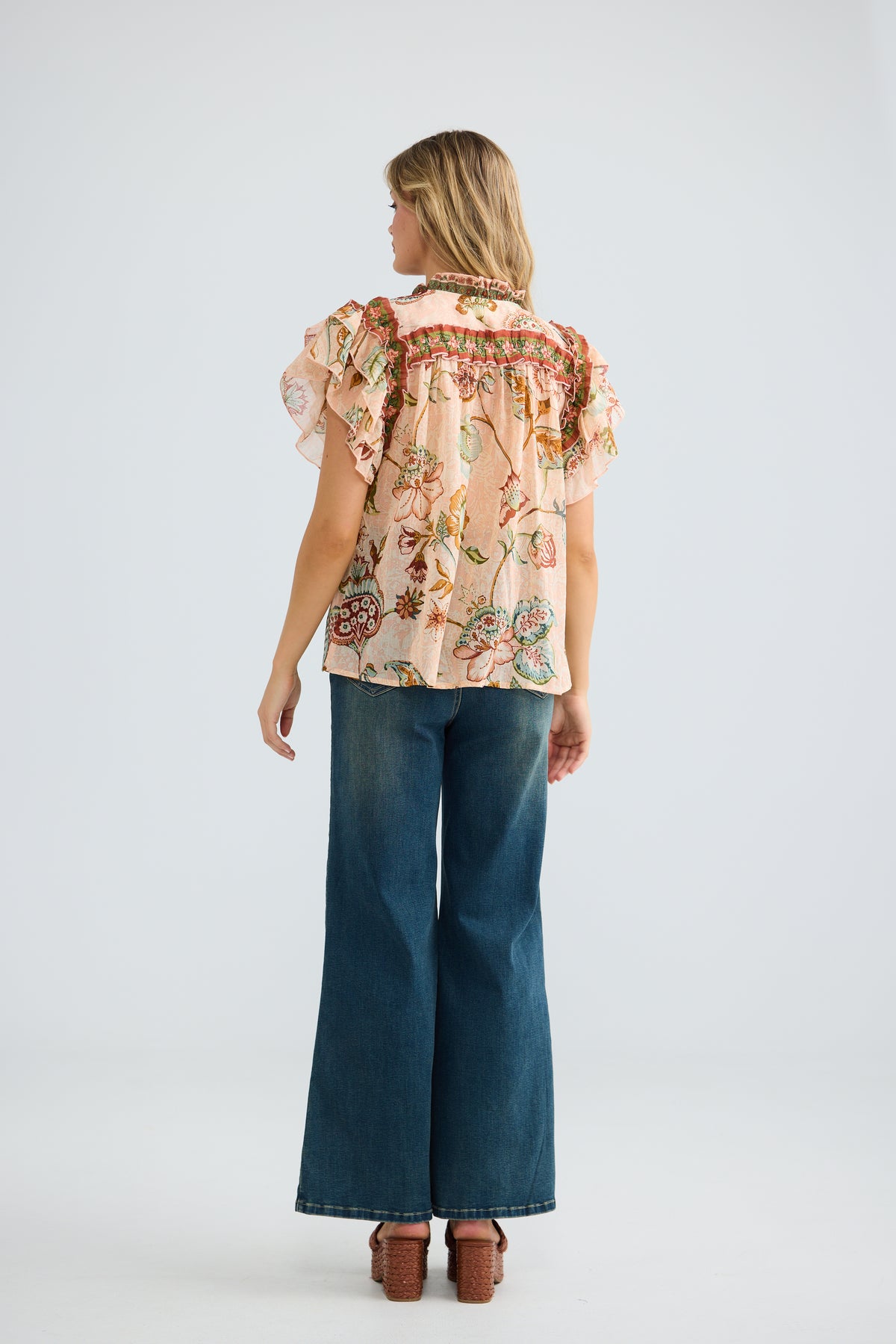 Talisman Sorrae Top - Wildflower Oasis