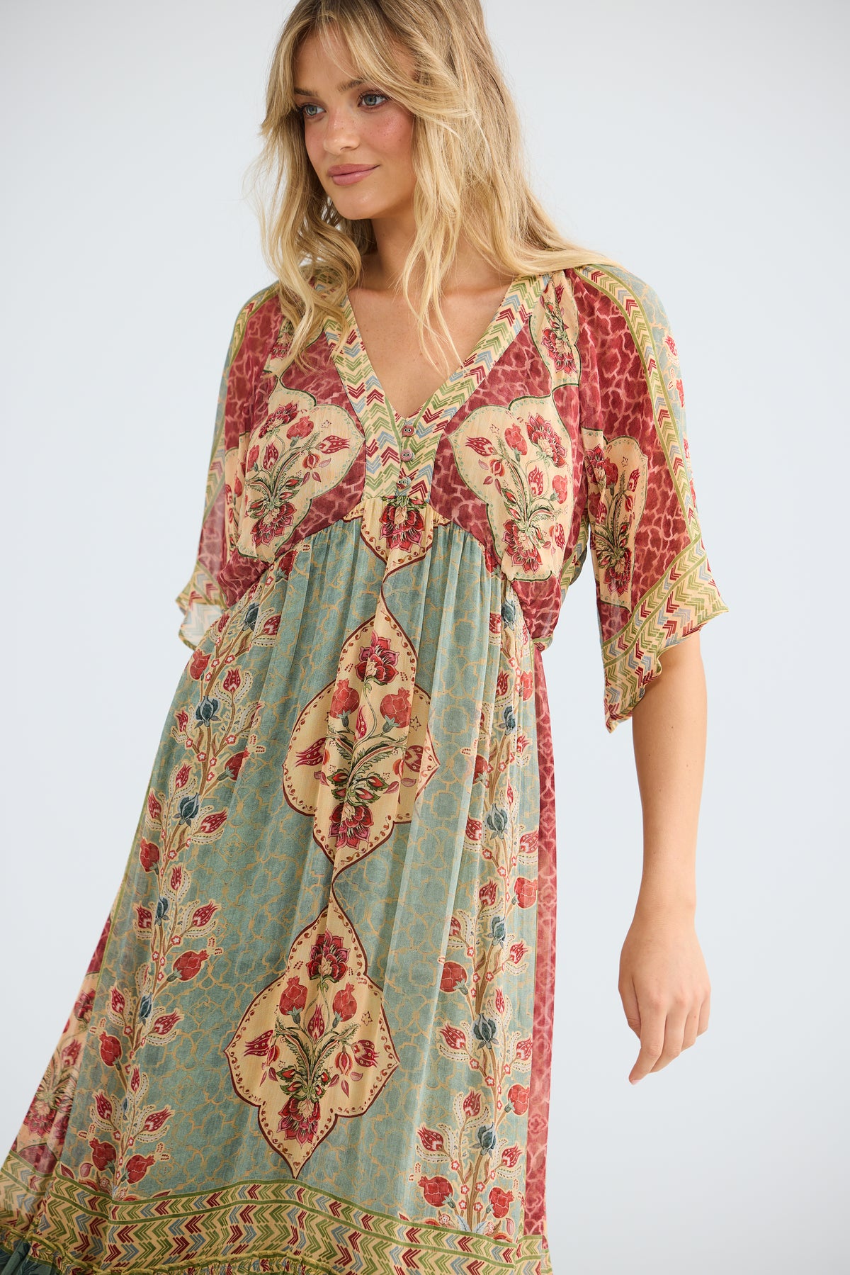 Talisman Tulara Dress - Garden Mist