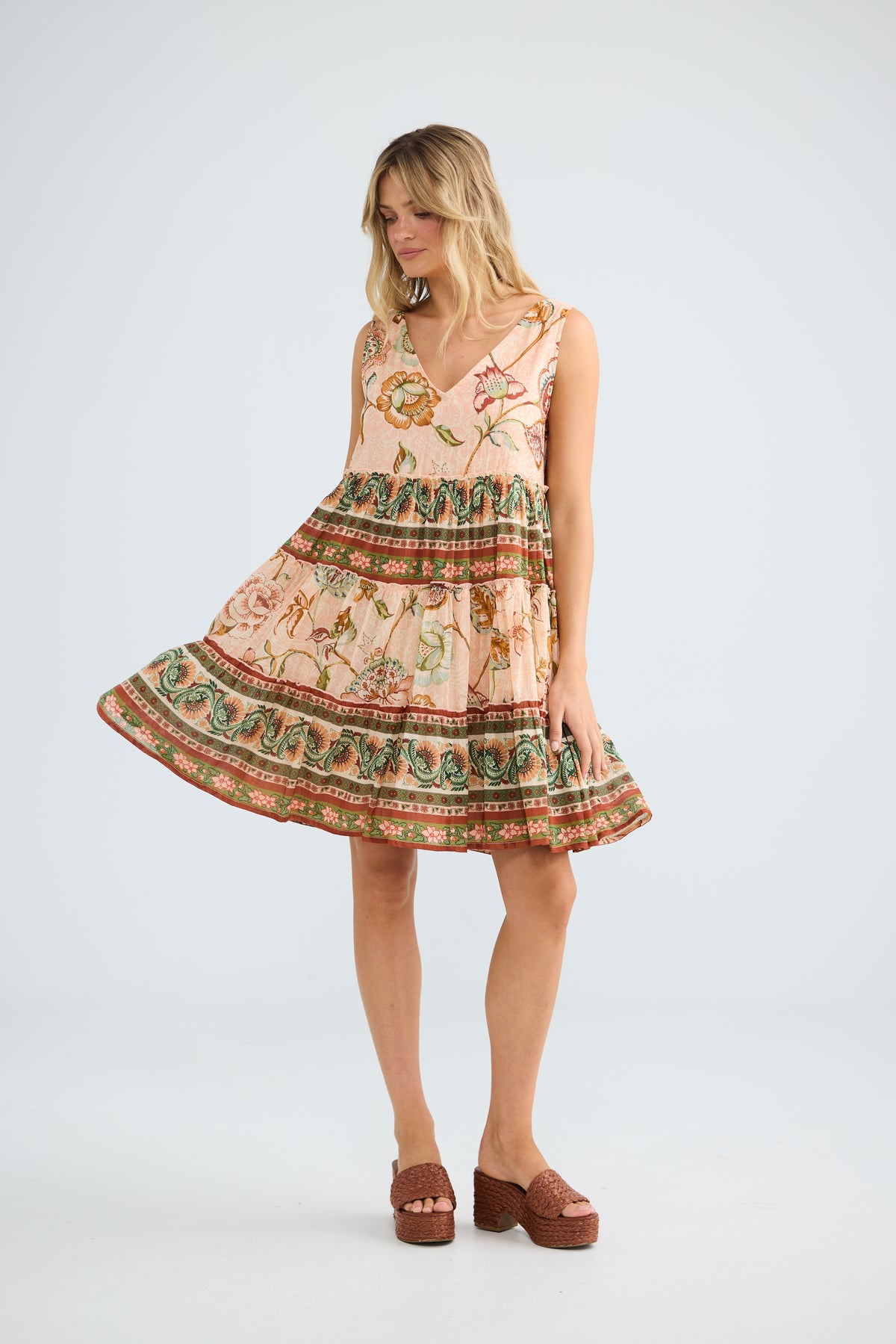 Talisman Lucky Charm Dress - Wildflower Oasis
