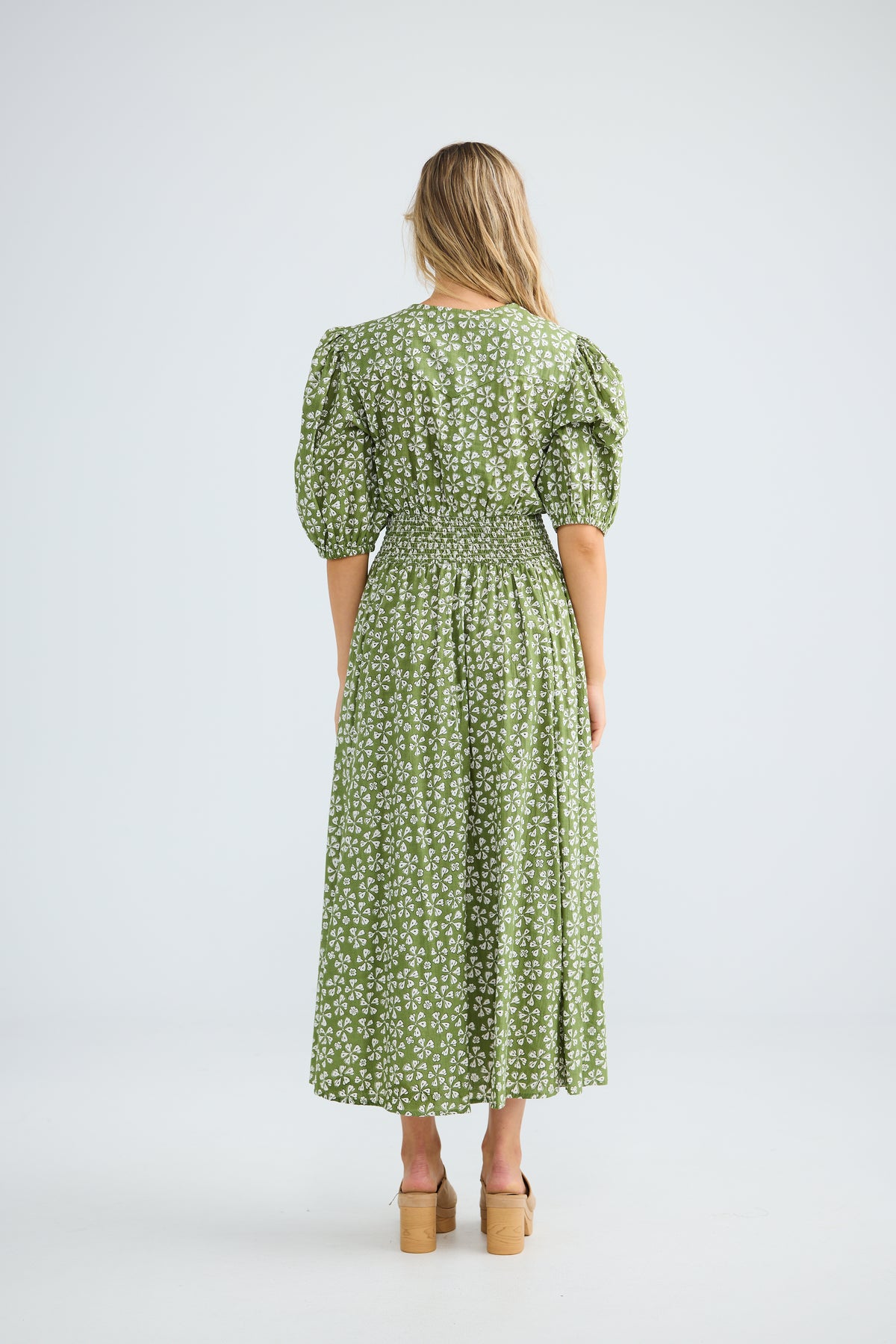 Talisman Halo Dress - Sage Petal