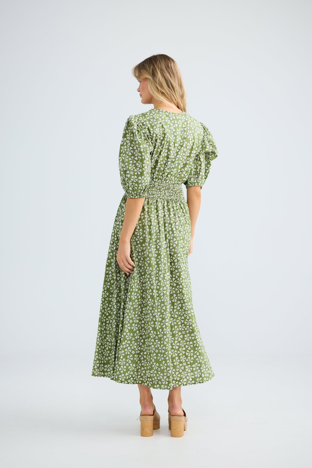 Talisman Halo Dress - Sage Petal