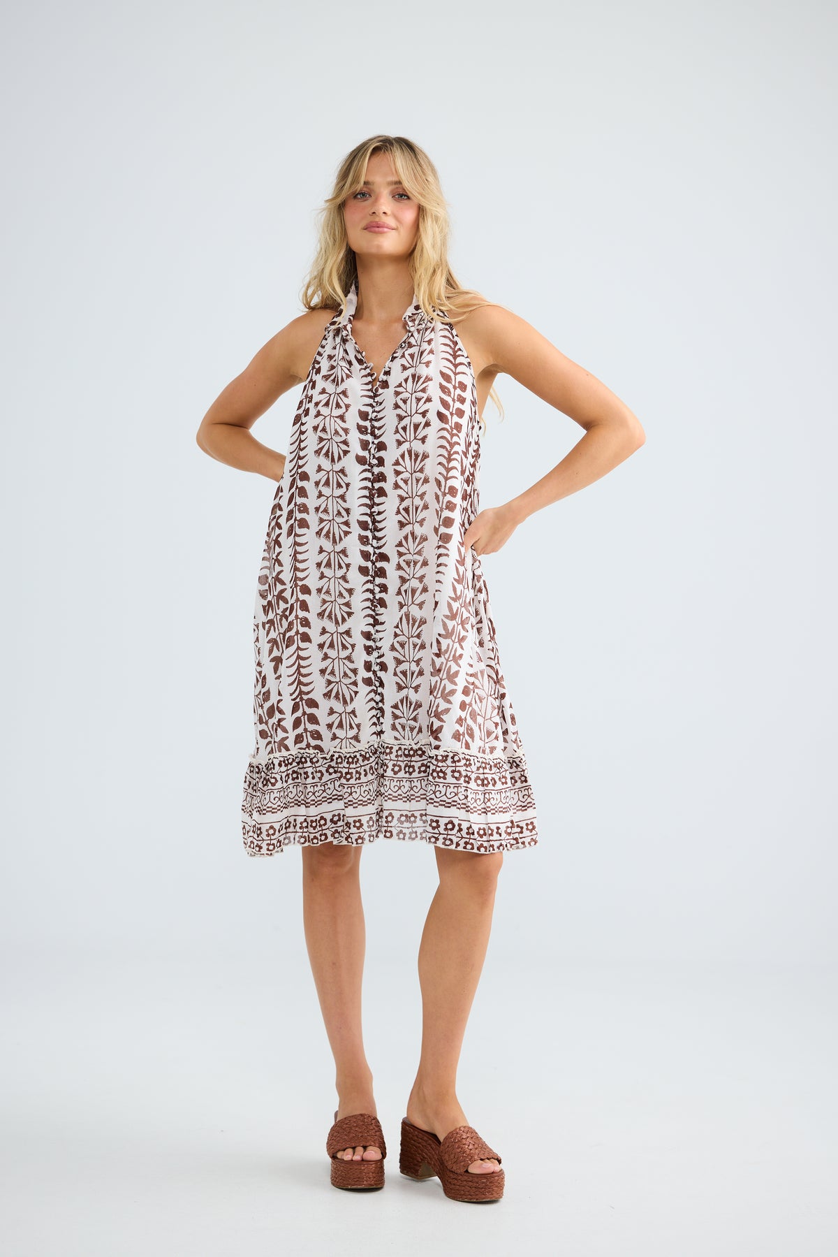 Talisman Tapas Dress - Chocolate Paro