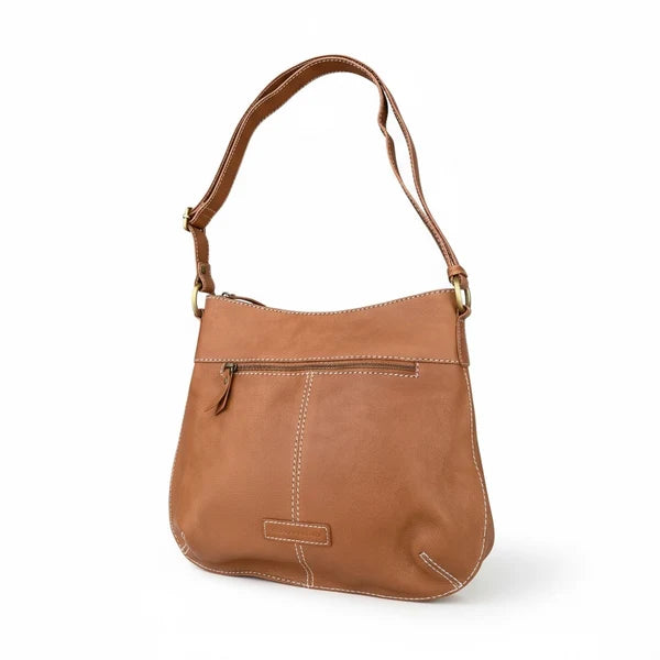 Cosgrove & Co Taylor Saddle Cross Body Bag - Tobacco