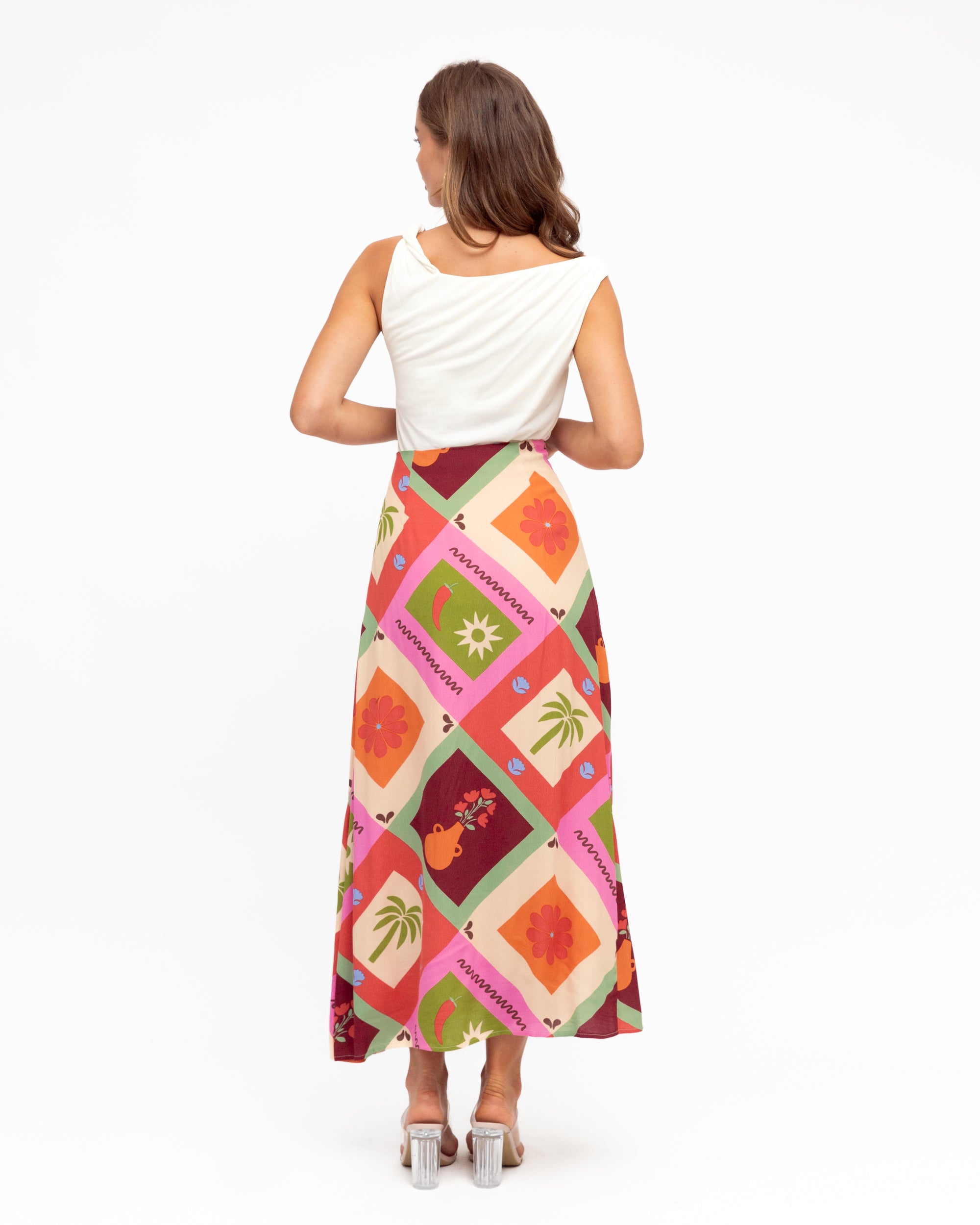 White Closet Monica Maxi Skirt