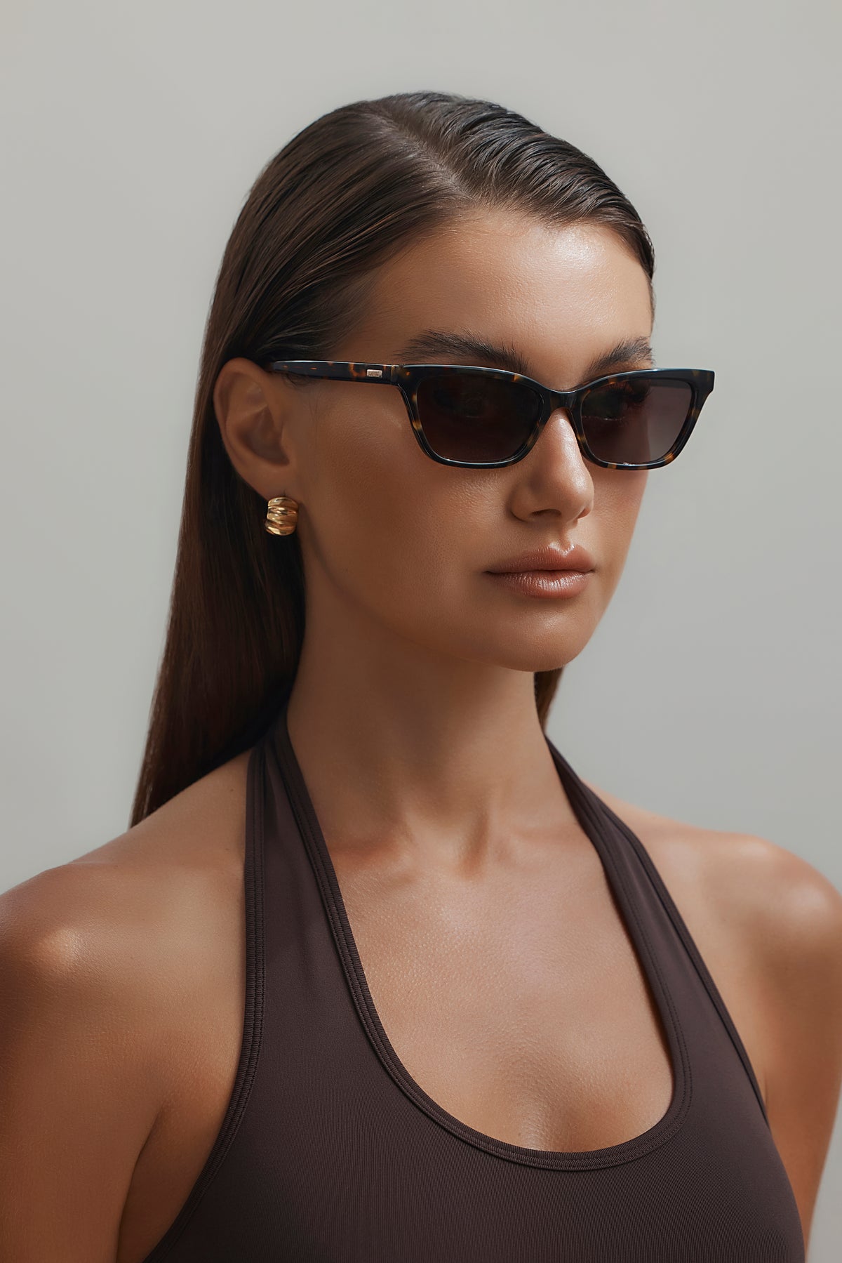 BANBÉ ANOK Sunglasses - Havana Tort-Brown Fade