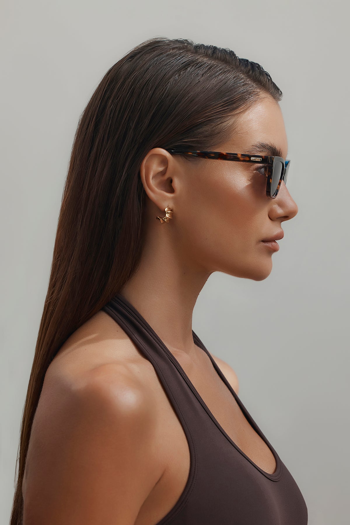 BANBÉ ANOK Sunglasses - Havana Tort-Brown Fade
