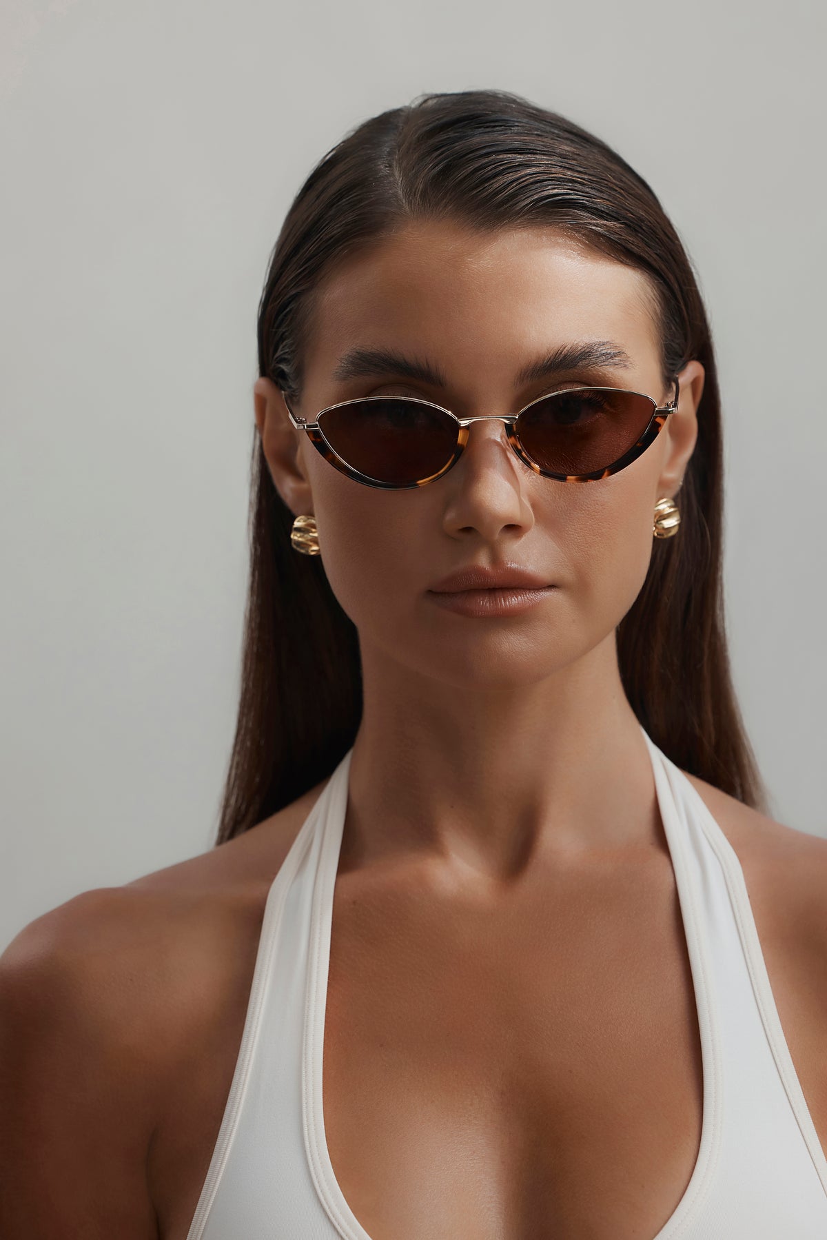 BANBÉ CONSANI Sunglasses - Dark Havana Tort-Melon
