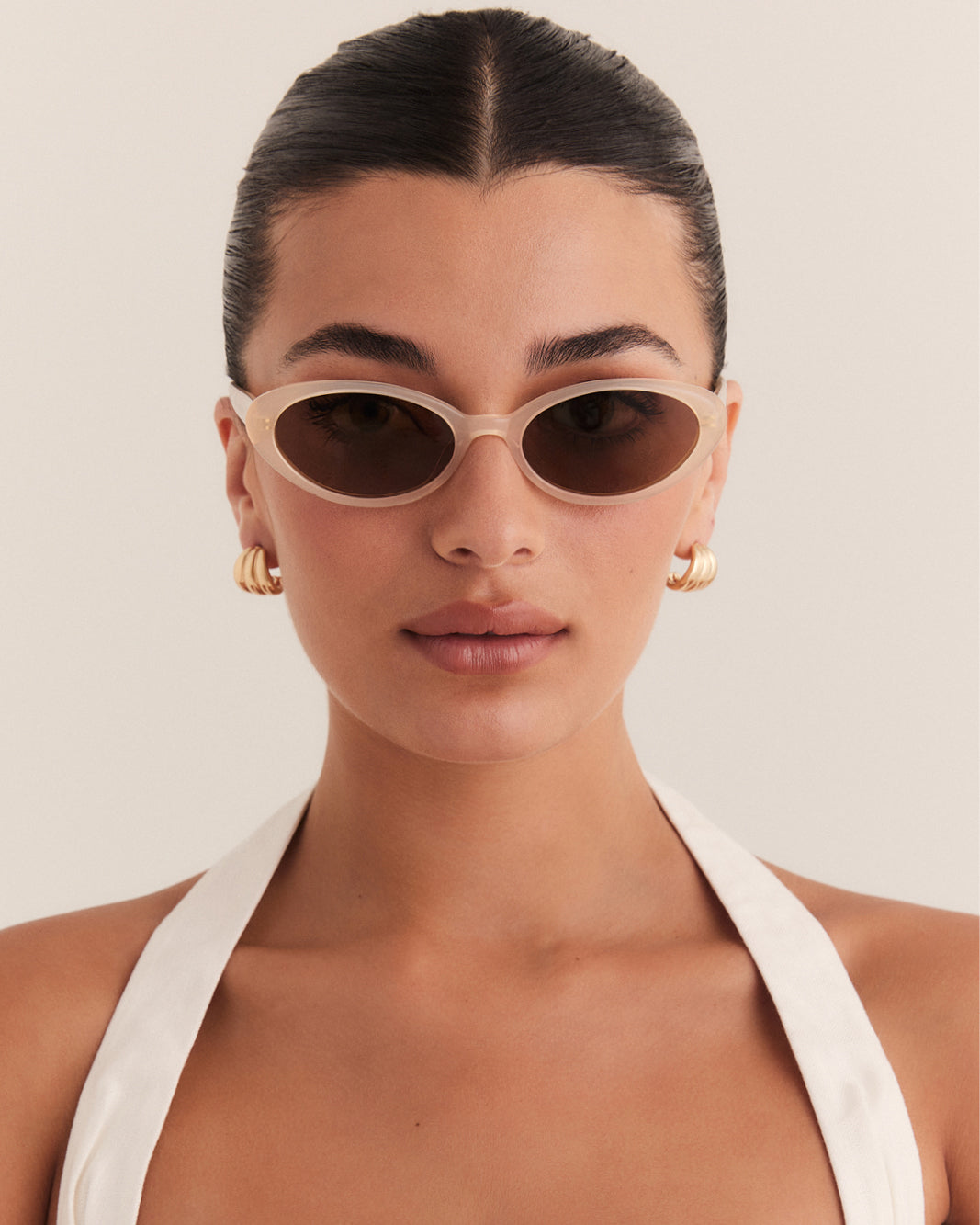 BANBÉ IRIS Sunglasses - Pearl/Honey