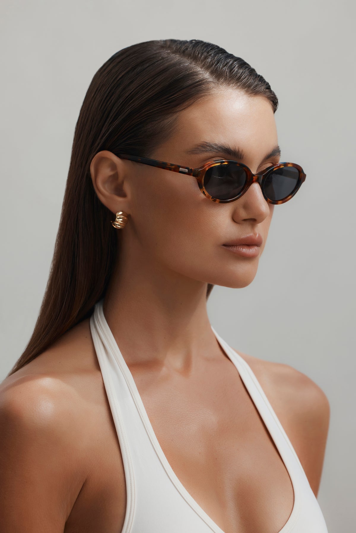 BANBÉ MURRAY Sunglasses - Amber Tort-Smoke