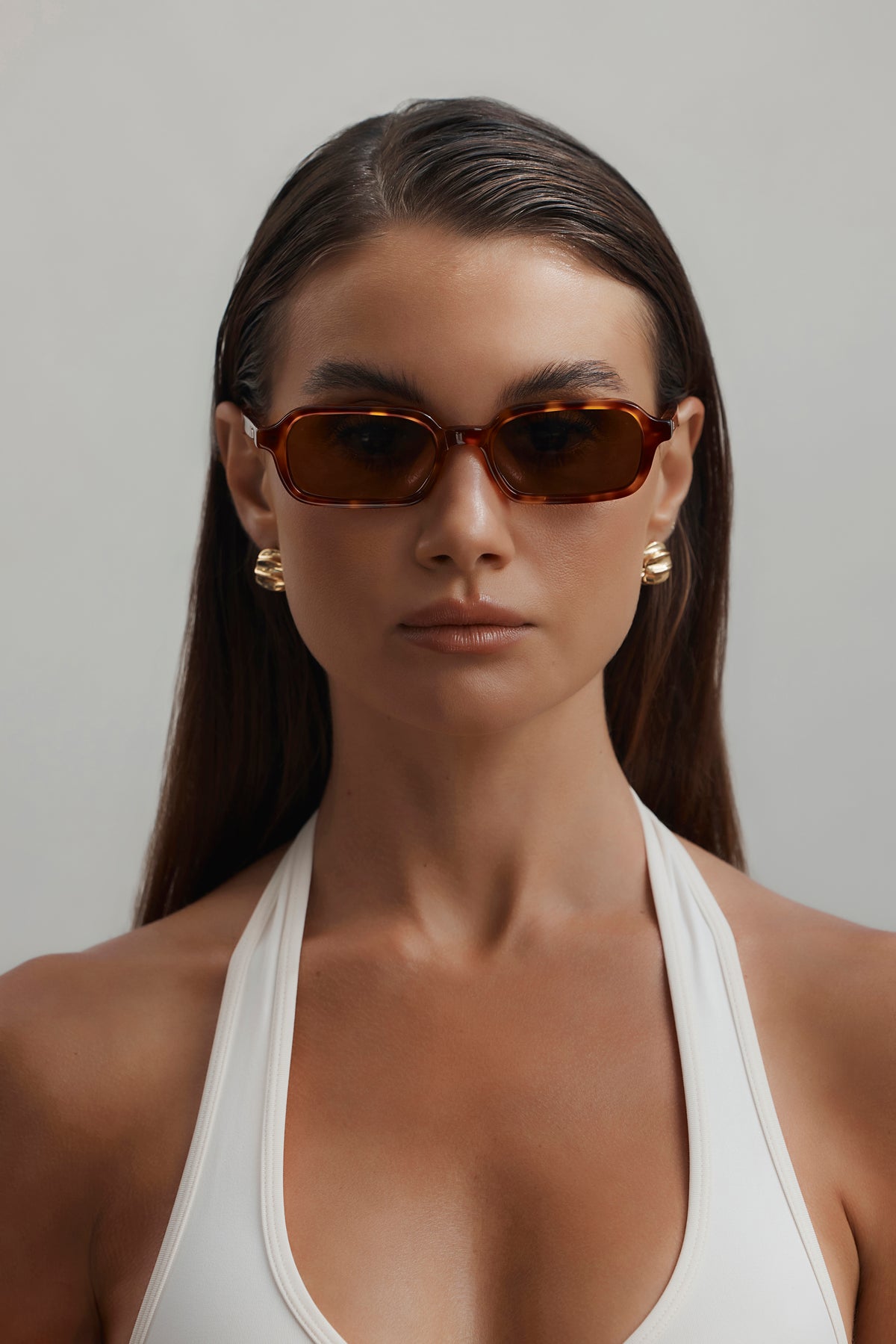 BANBÉ NIAMH Sunglasses - Dark Honey Tort-Brown