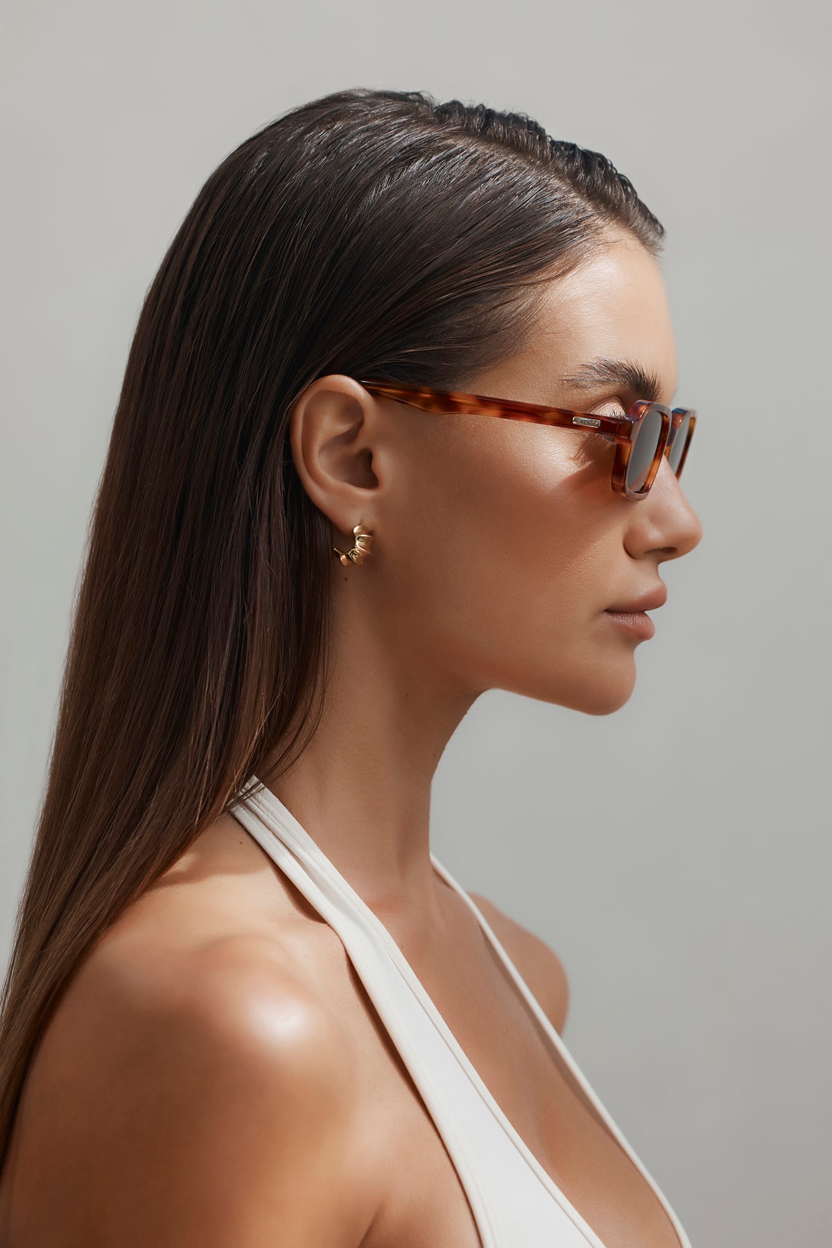 BANBÉ NIAMH Sunglasses - Dark Honey Tort-Brown