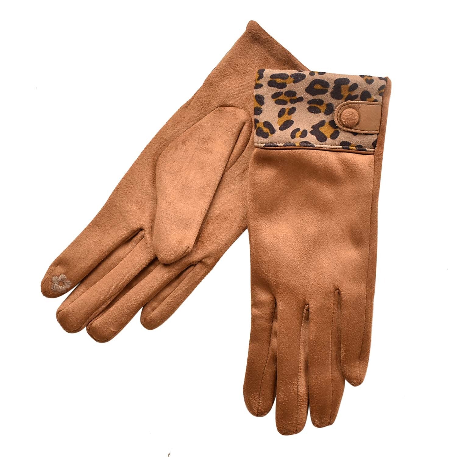 Taylor Hill Leopard Tips Gloves