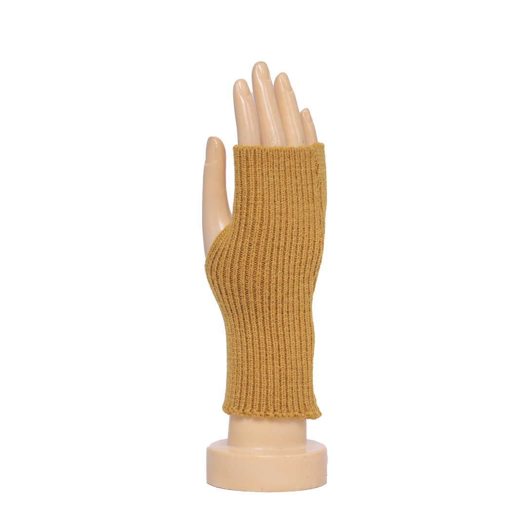 Taylor Hill Ribbed Fingerless Gloves