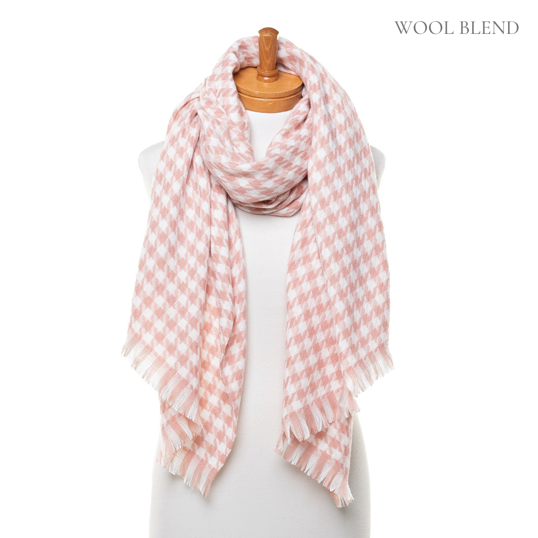 Taylor Hill Small Houndstooth Scarf