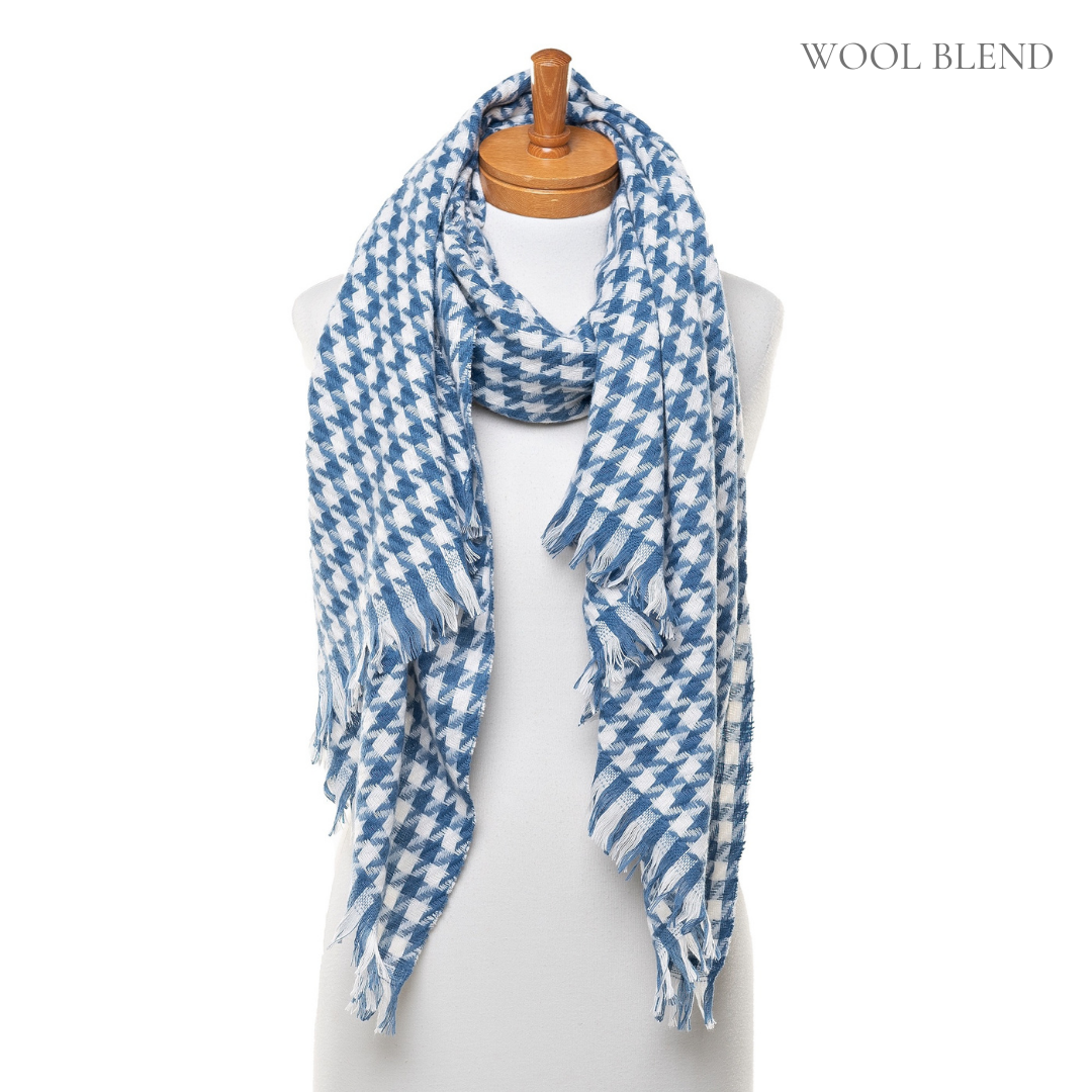 Taylor Hill Small Houndstooth Scarf