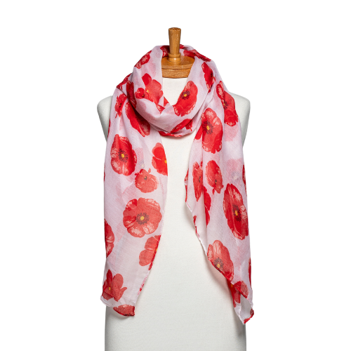 Taylor Hill Medium Poppies Scarf