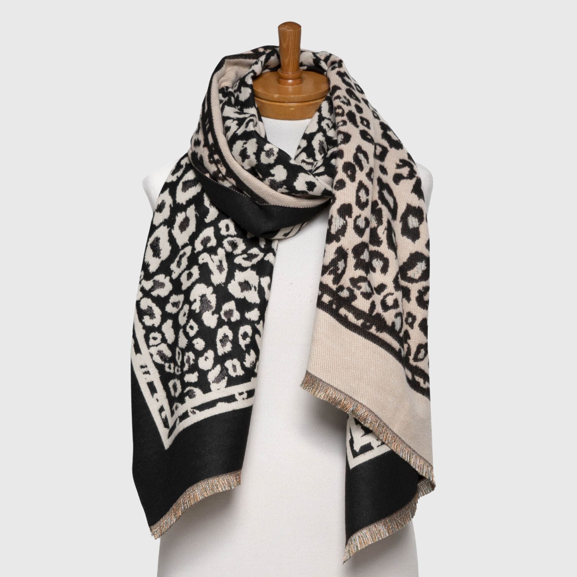 Taylor Hill Reversible Animal Print Scarf