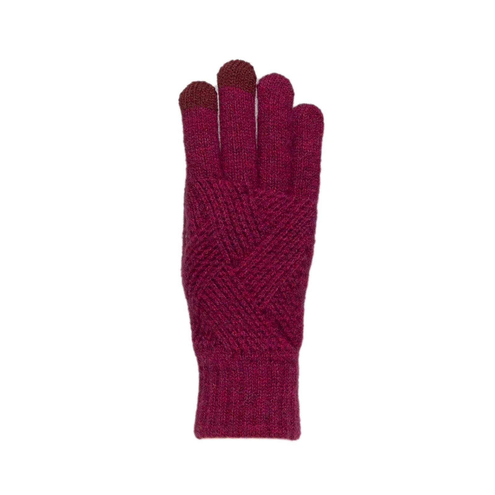 Taylor Hill Pattern Rib Knit Gloves