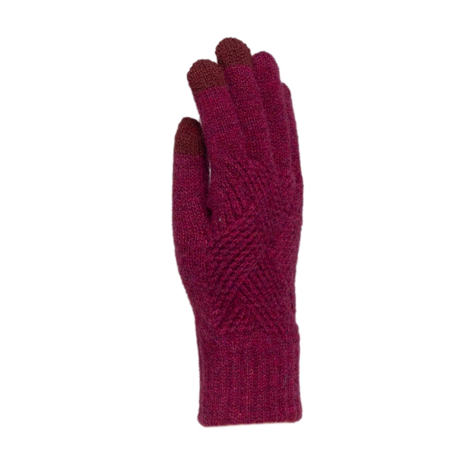 Taylor Hill Pattern Rib Knit Gloves