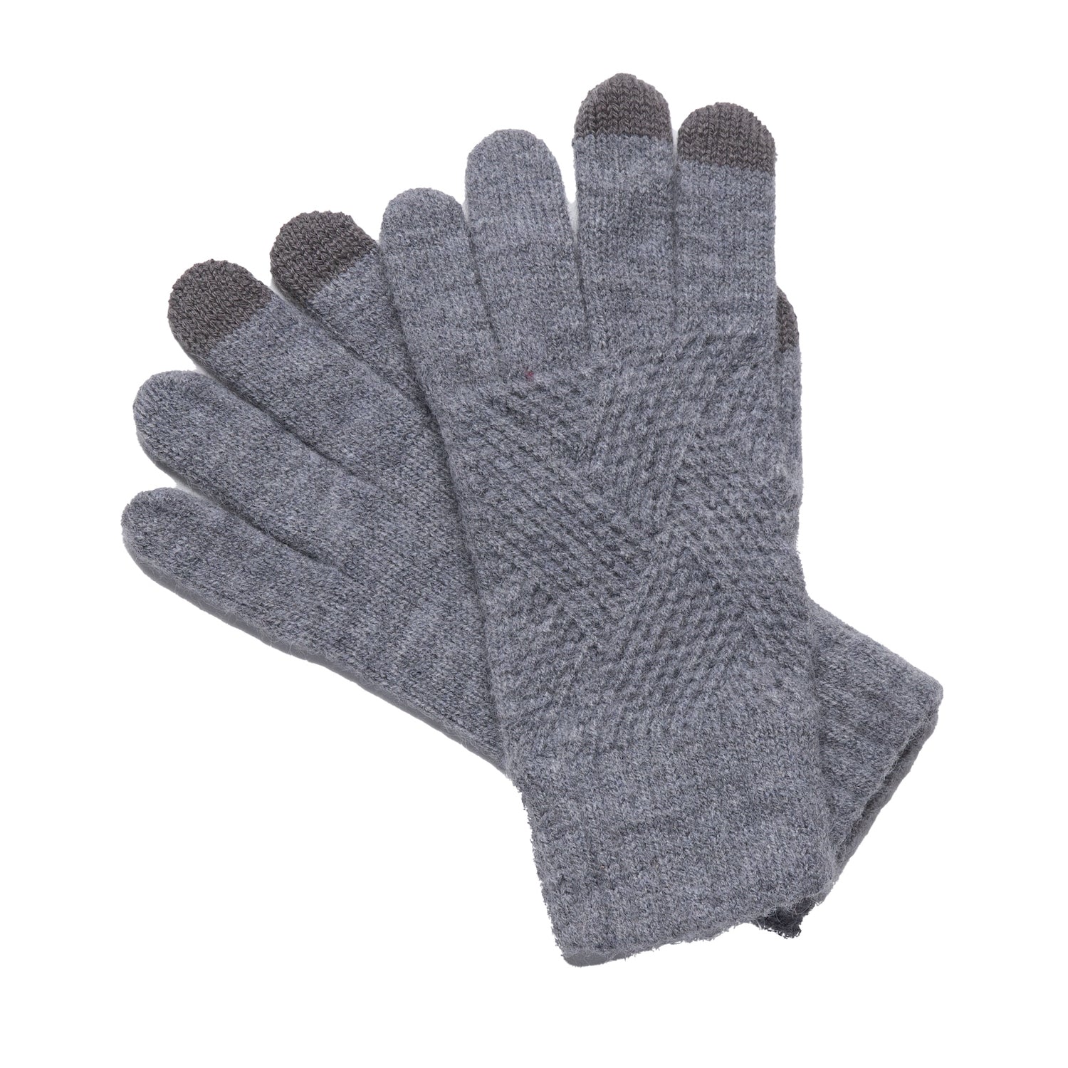 Taylor Hill Pattern Rib Knit Gloves